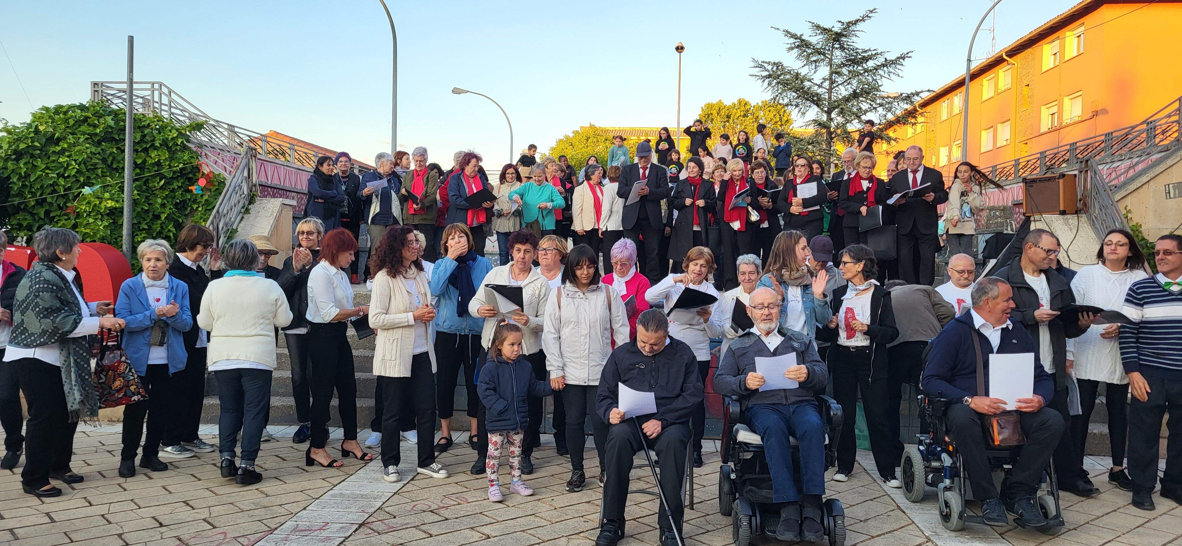 Clausura del Barriofest 5.0 con un encuentro coral. Foto Myriam Martínez