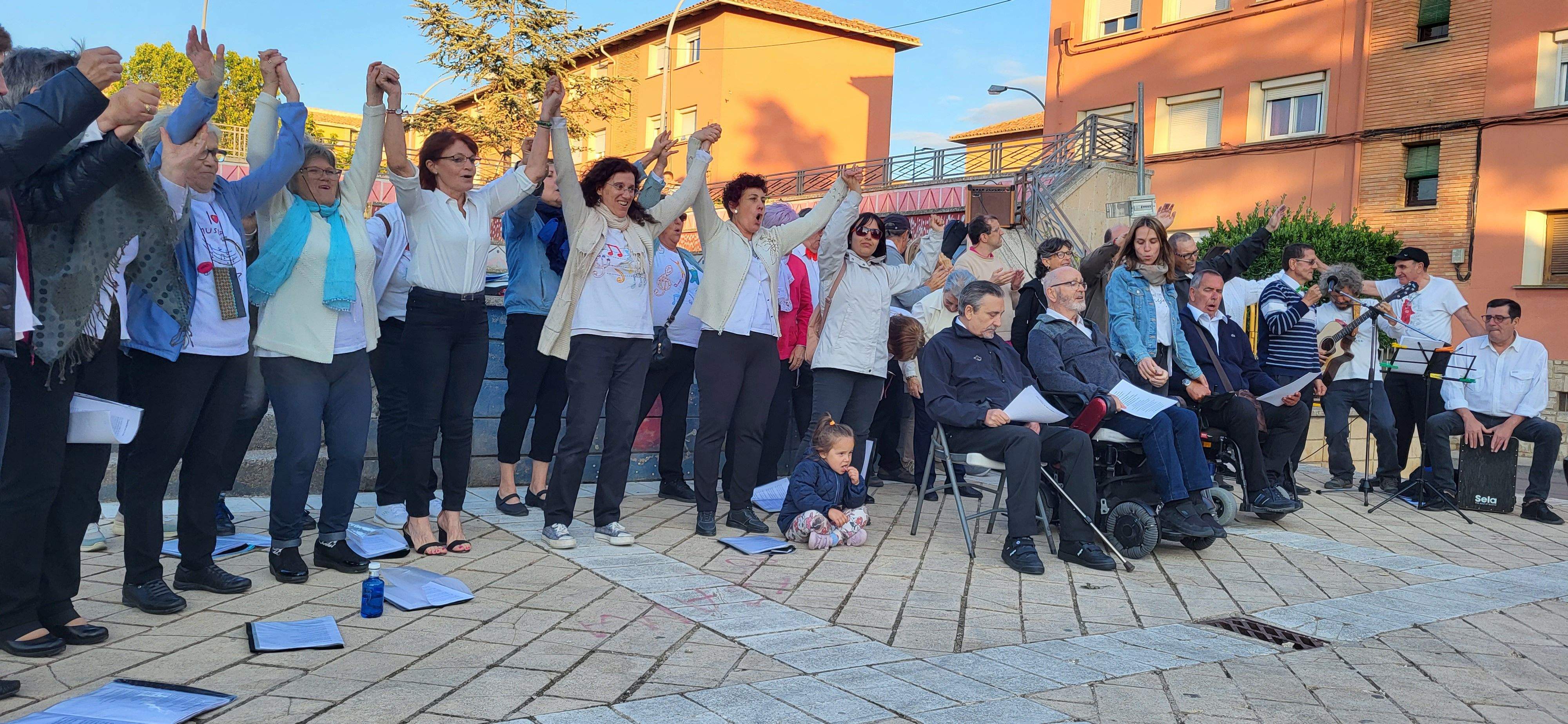 Clausura del Barriofest 5.0 con un encuentro coral. Foto Myriam Martínez