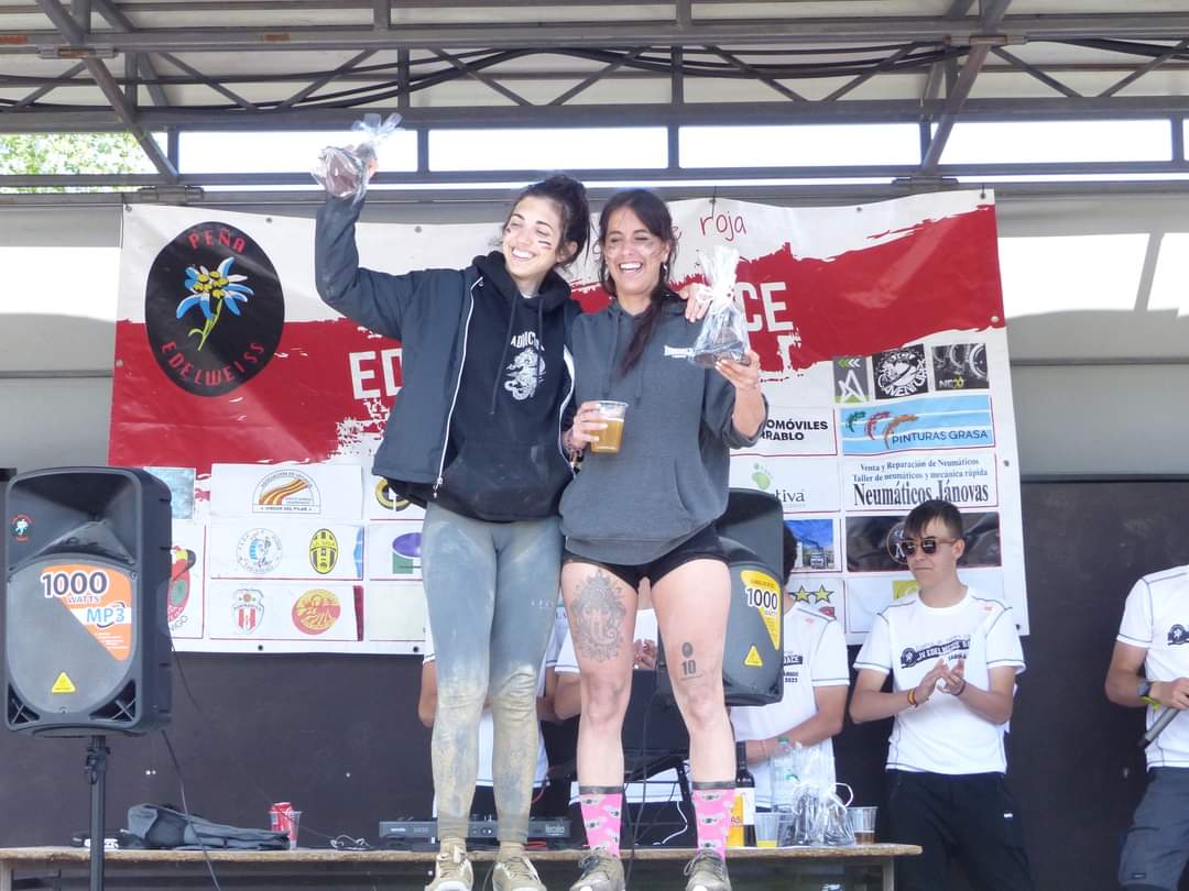 Sherezade Higueras, Sofía Fontana y Beatriz Baleriola han sido las vencedoras femeninas. Foto: Deporte Cantera Sabiñánigo/Andrés Alcaraz