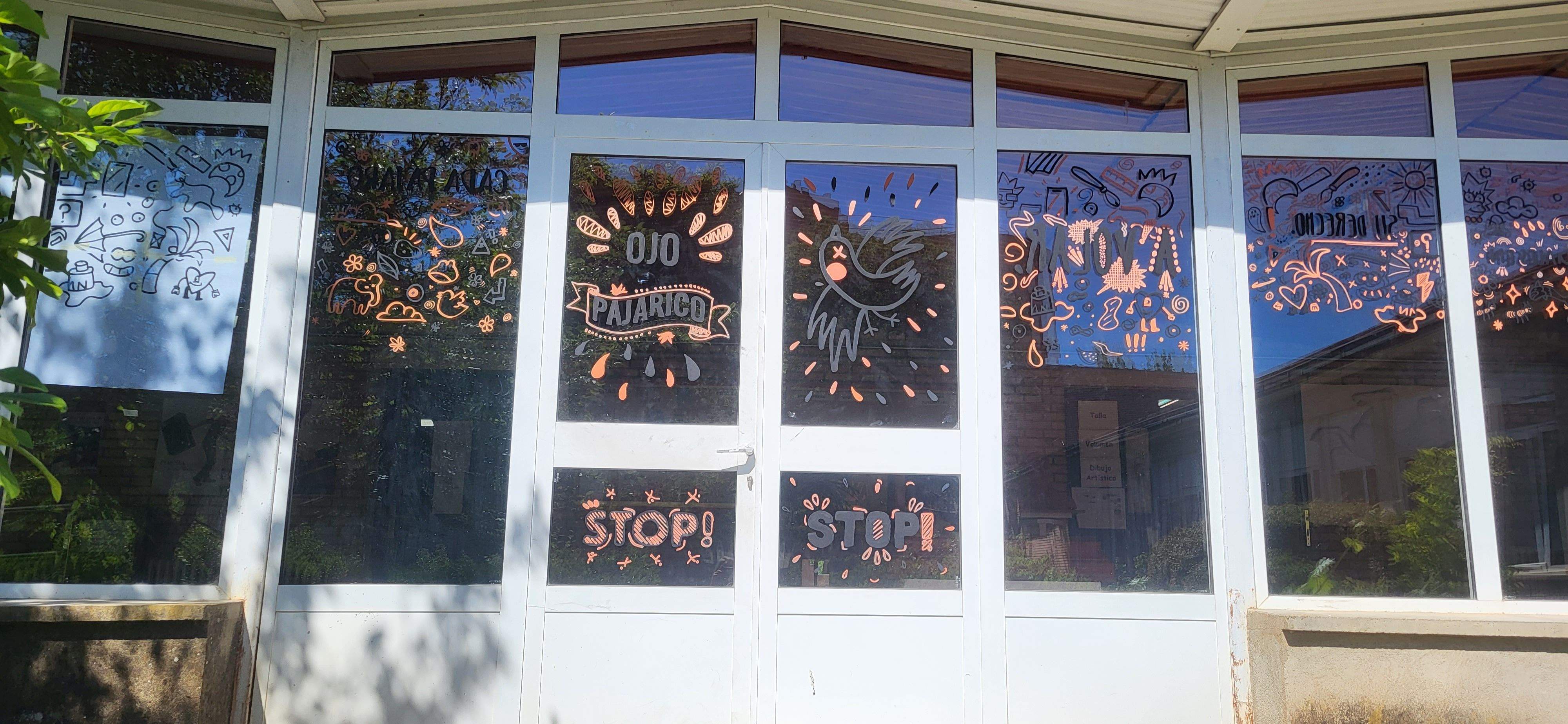 Proyecto "Ojo pajarico!" de la Escuela de Arte de Huesca. Foto Myriam Martínez