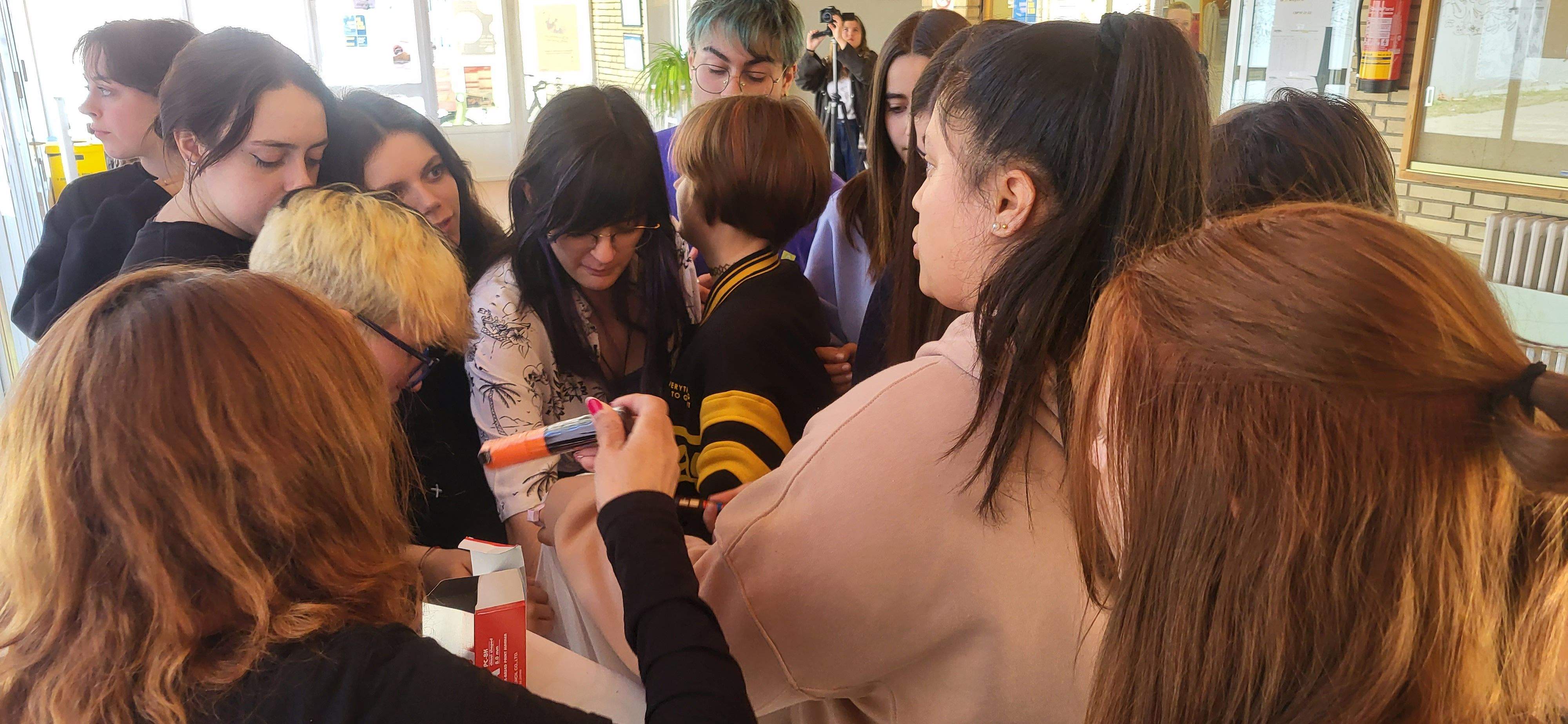 Proyecto "Ojo pajarico!" de la Escuela de Arte de Huesca. Foto Myriam Martínez