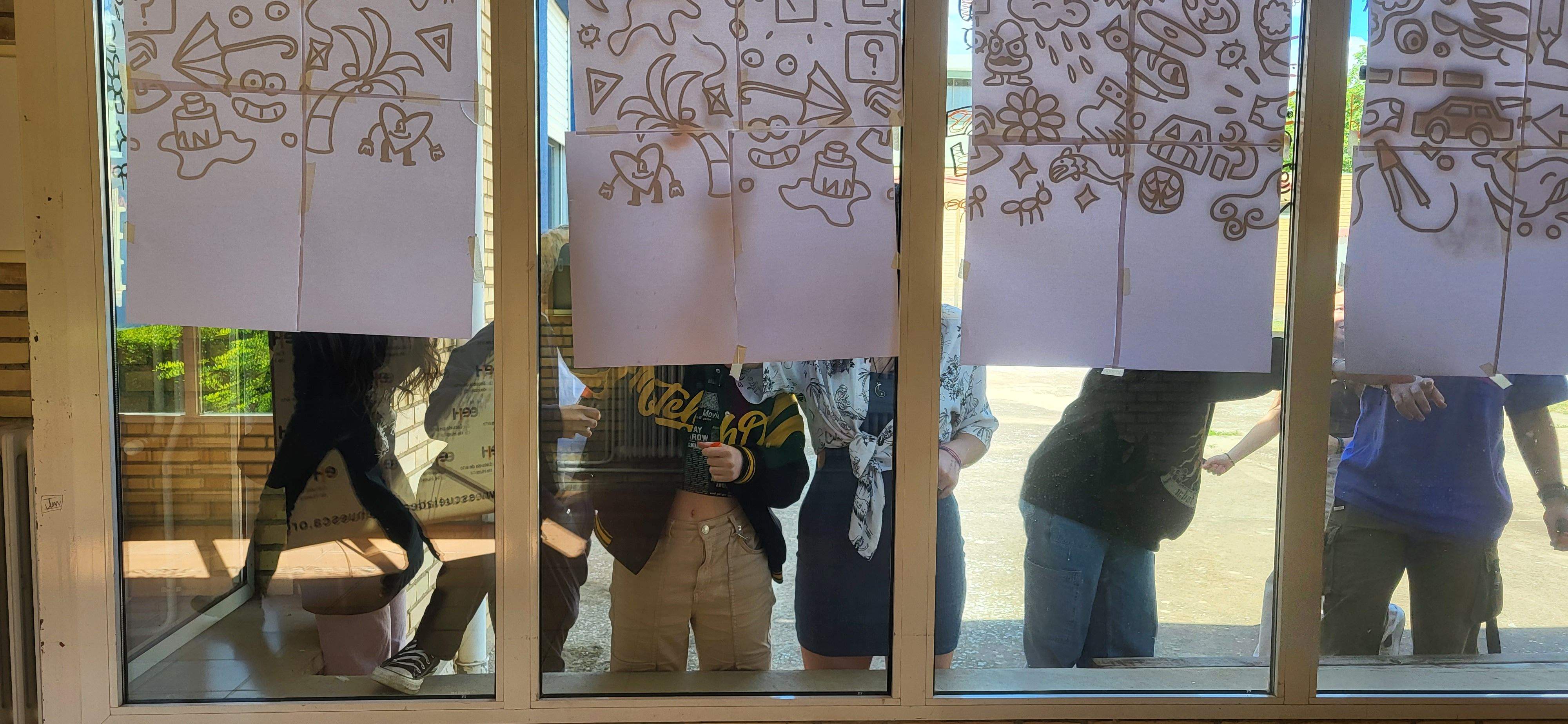 Proyecto "Ojo pajarico!" de la Escuela de Arte de Huesca. Foto Myriam Martínez