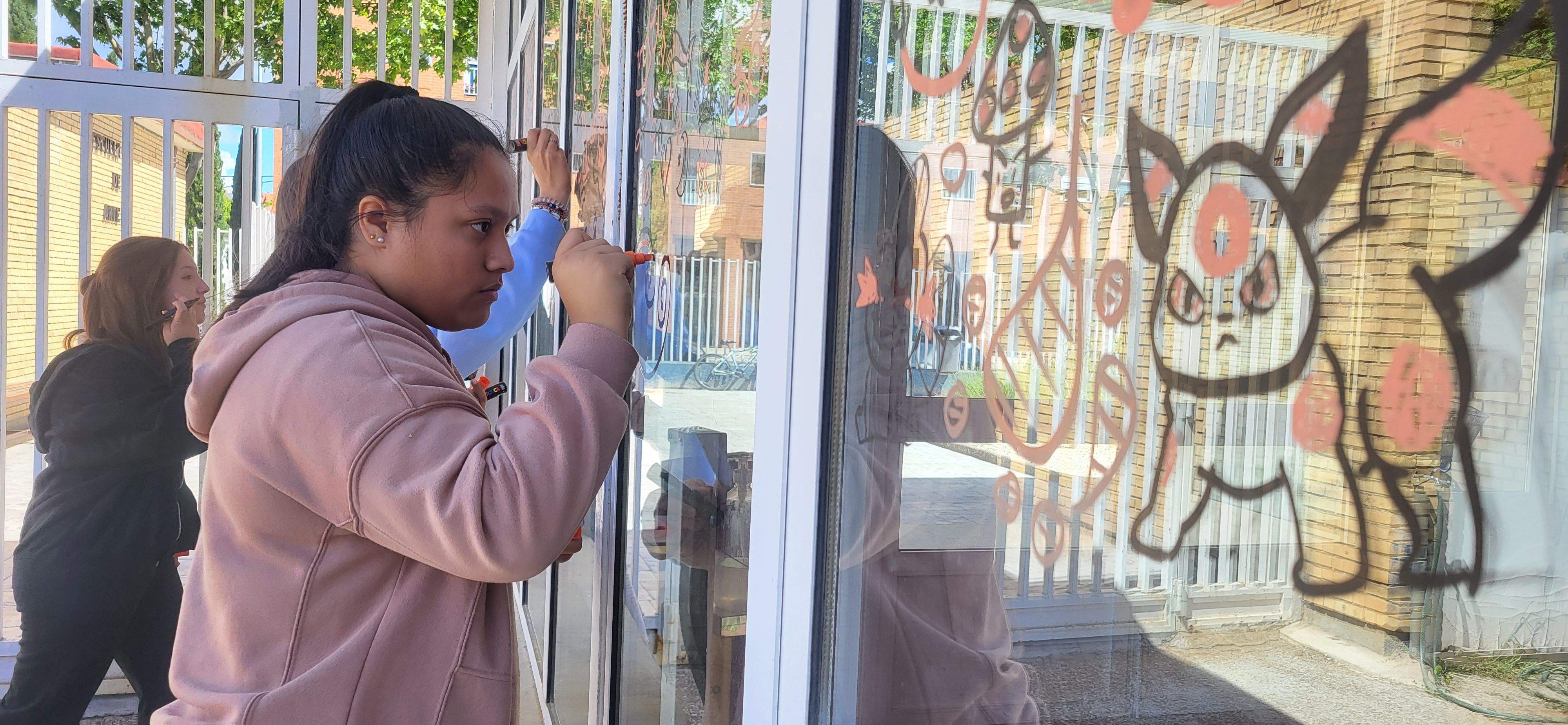 Proyecto "Ojo pajarico!" de la Escuela de Arte de Huesca. Foto Myriam Martínez