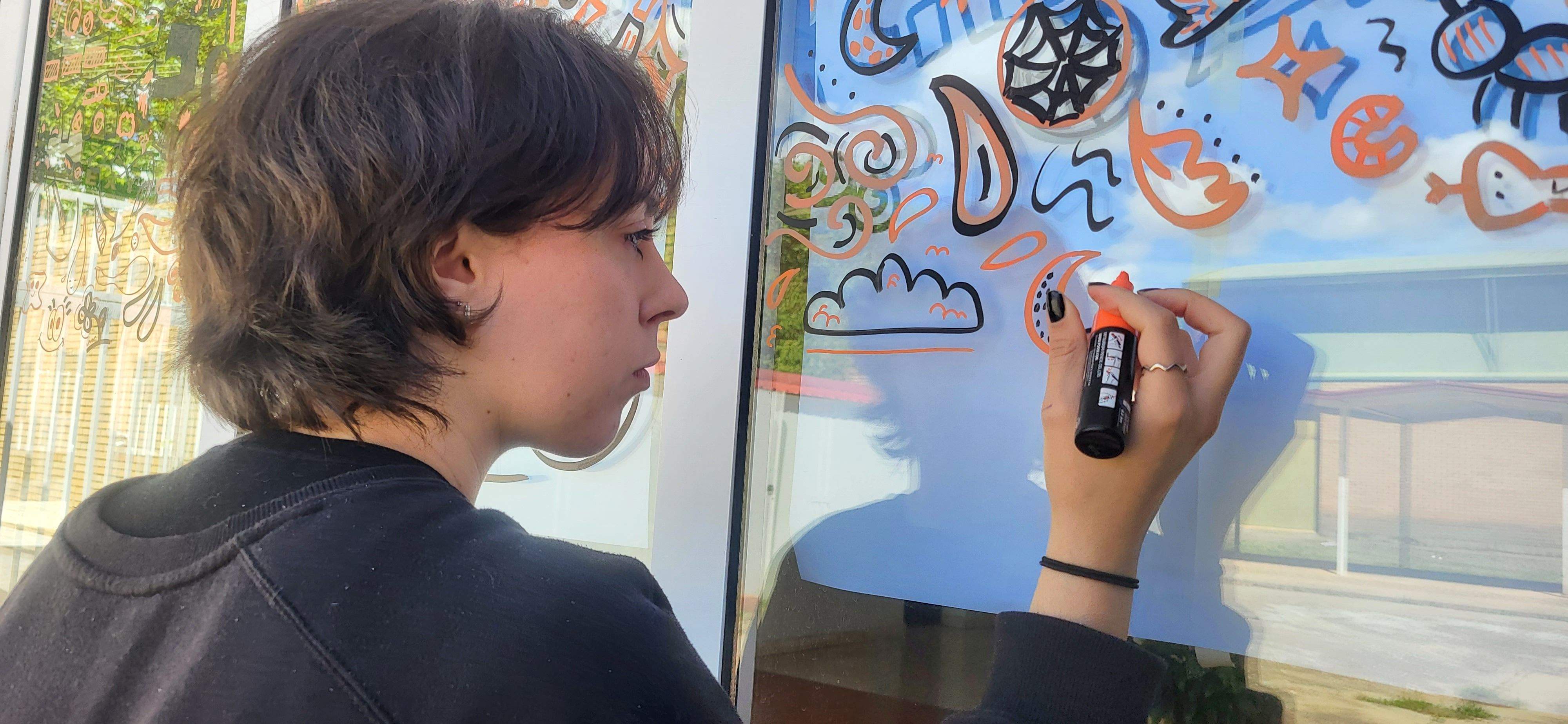 Proyecto "Ojo pajarico!" de la Escuela de Arte de Huesca. Foto Myriam Martínez