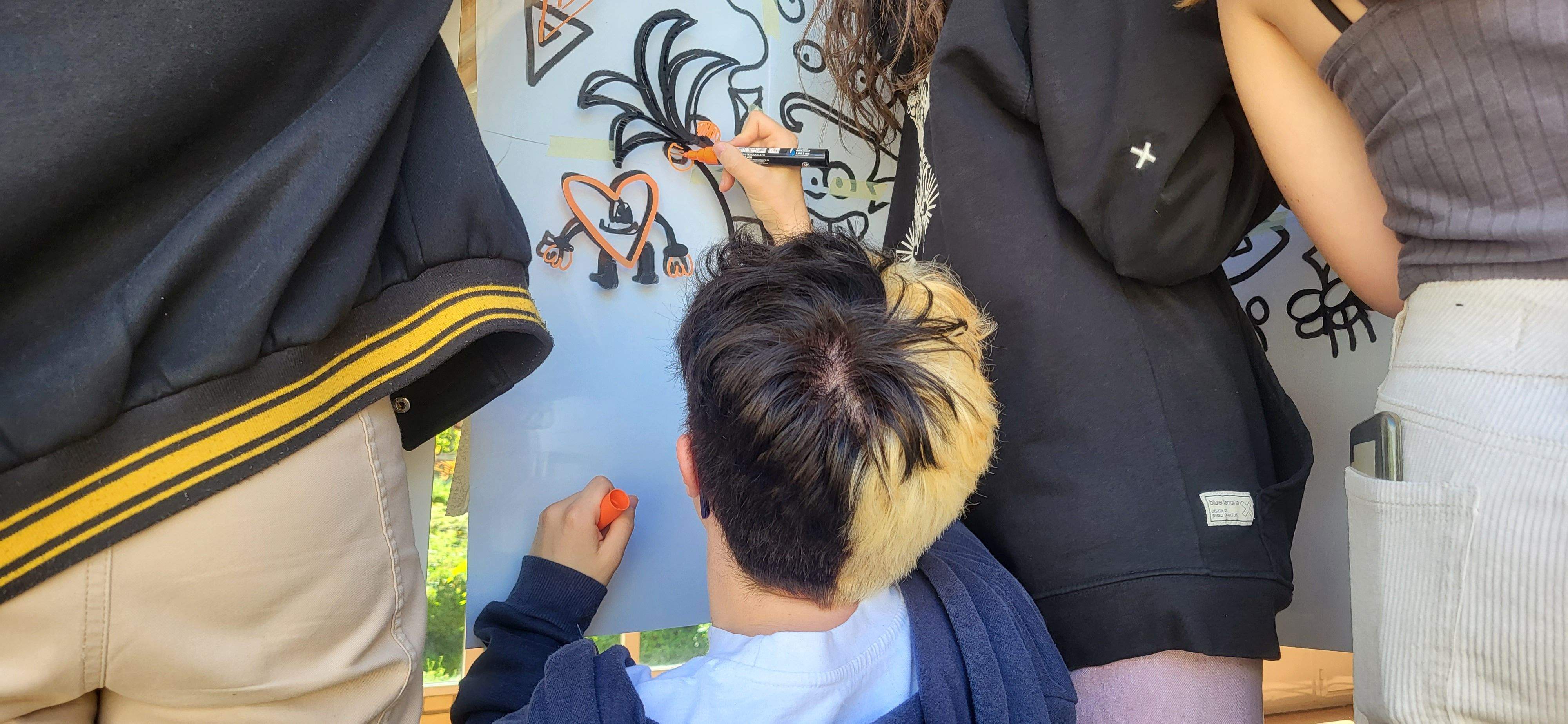 Proyecto "Ojo pajarico!" de la Escuela de Arte de Huesca. Foto Myriam Martínez