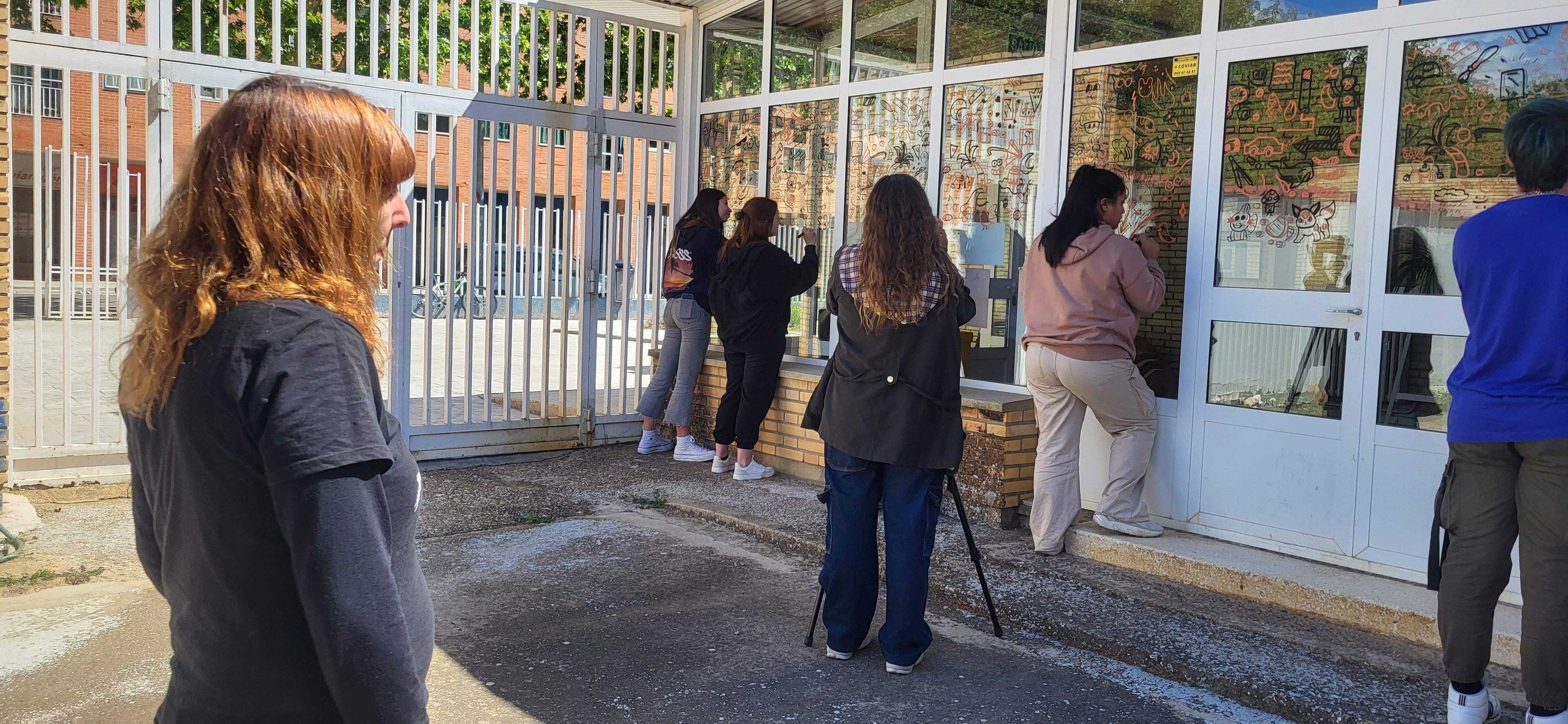 Proyecto "Ojo pajarico!" de la Escuela de Arte de Huesca. Foto Myriam Martínez