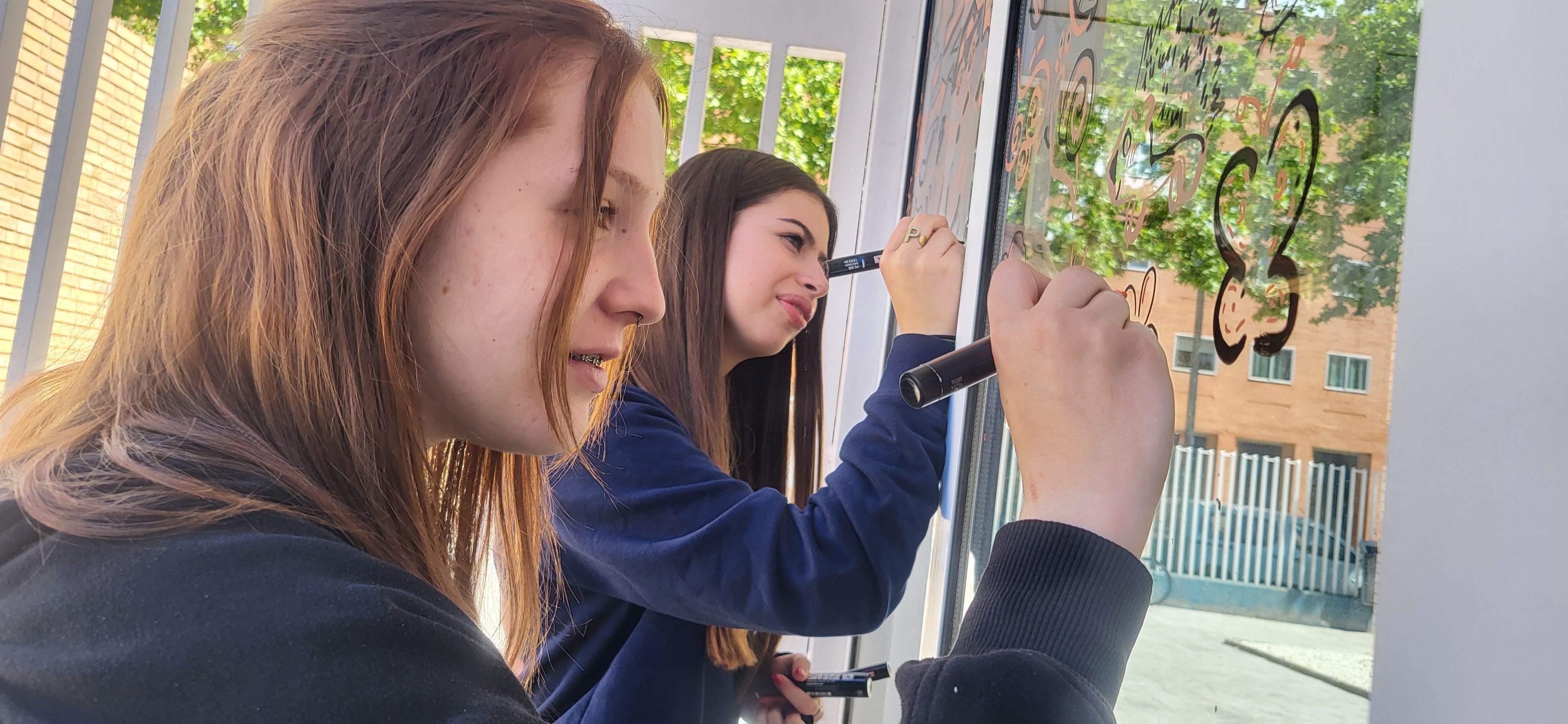 Proyecto "Ojo pajarico!" de la Escuela de Arte de Huesca. Foto Myriam Martínez