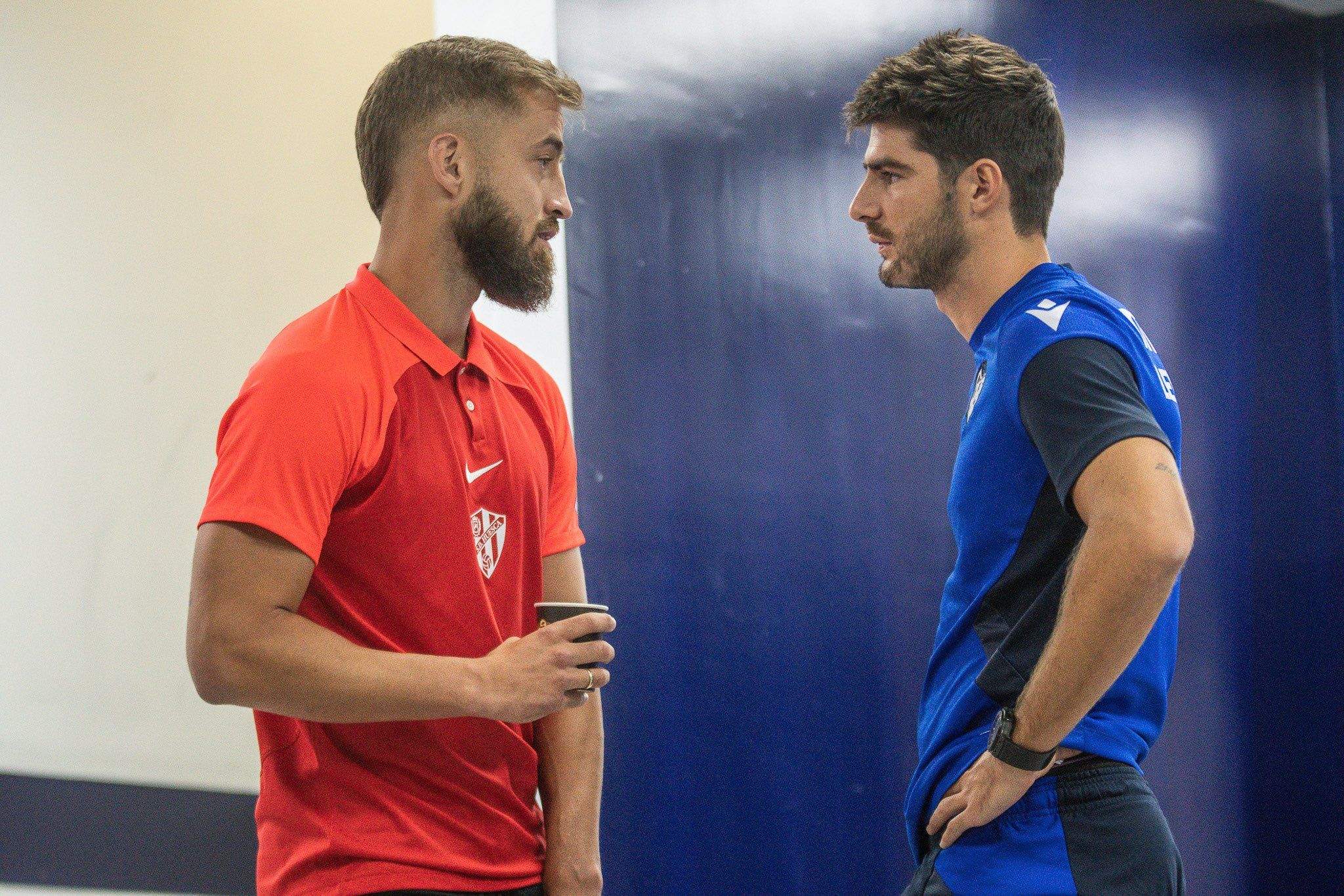 Pulido, con Melero en Valencia. Pulido, con Melero en Valencia.