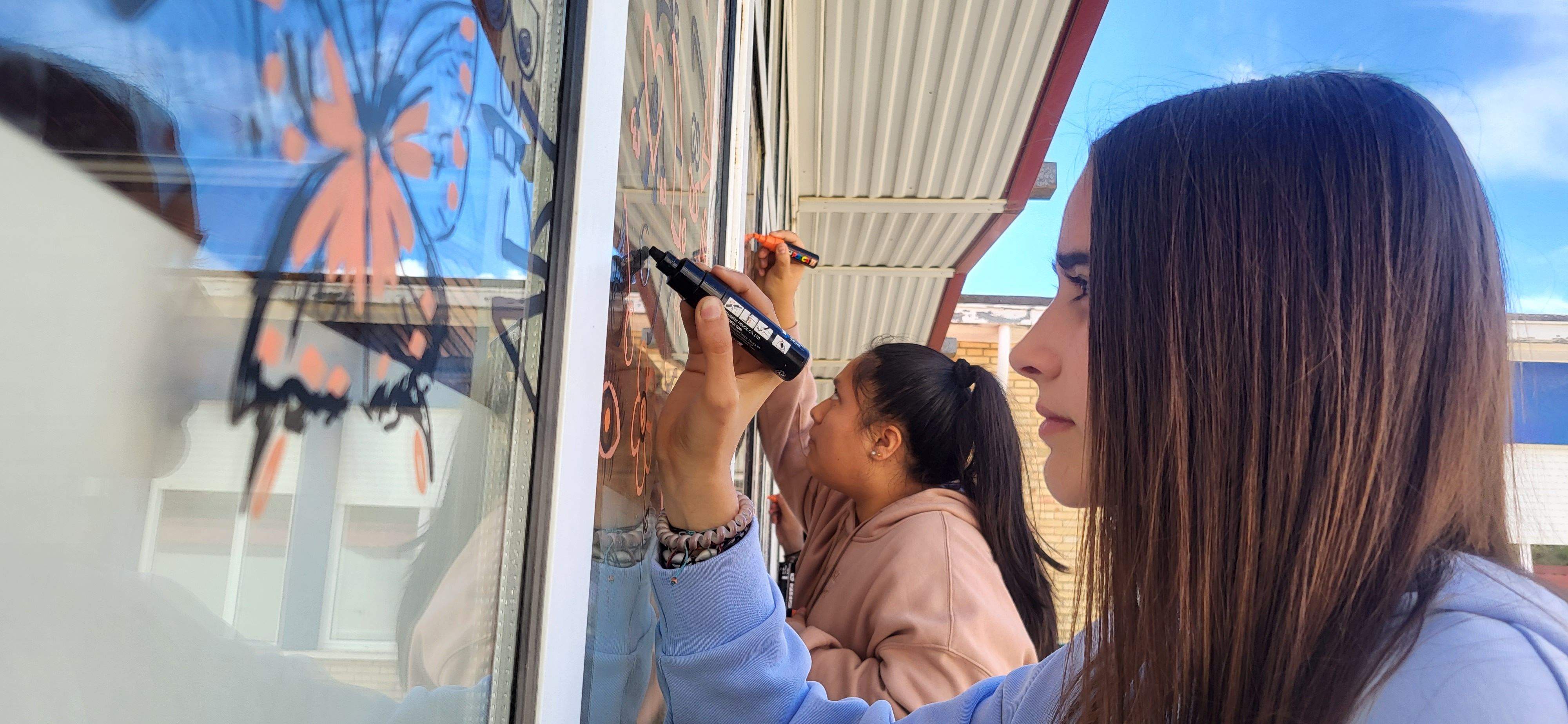 Proyecto "Ojo pajarico!" de la Escuela de Arte de Huesca. Foto Myriam Martínez