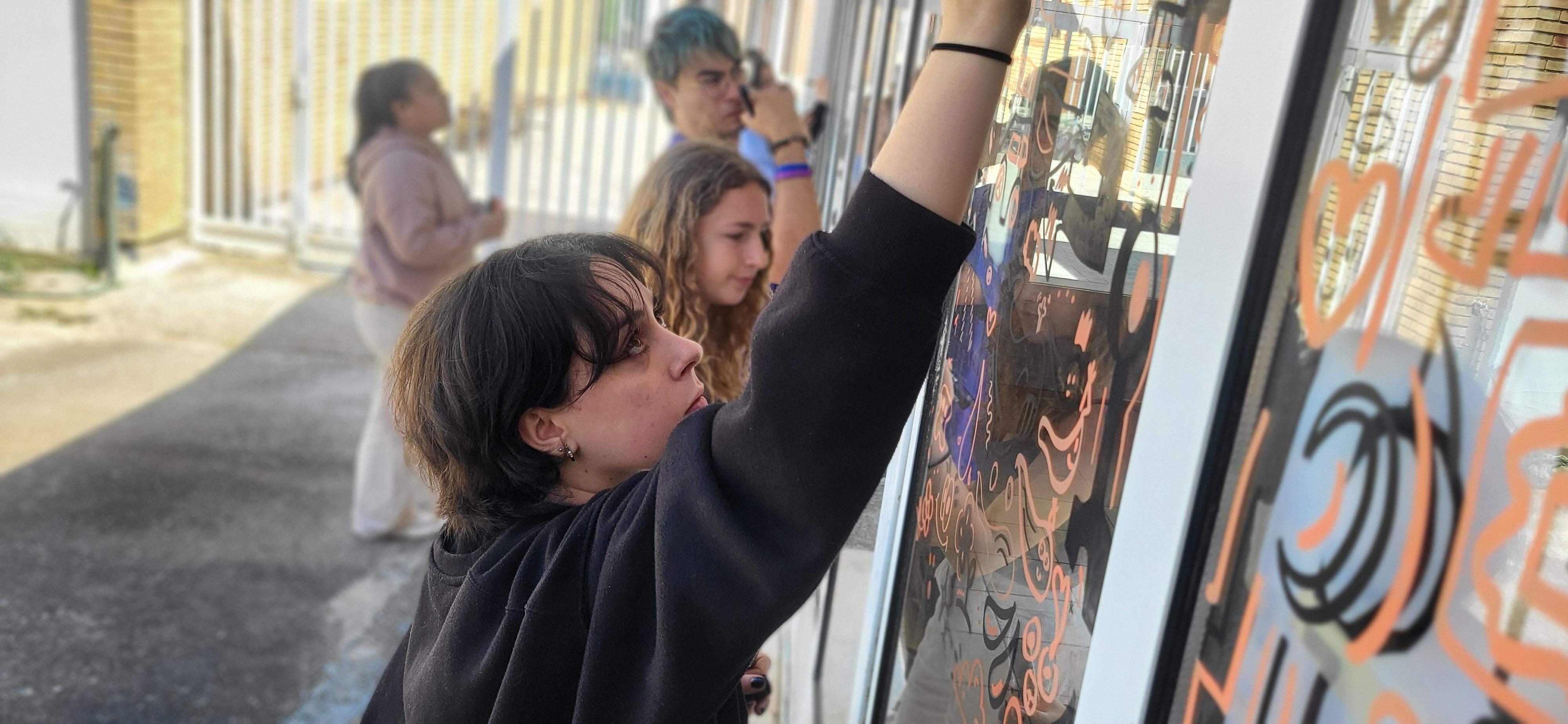 Proyecto "Ojo pajarico!" de la Escuela de Arte de Huesca. Foto Myriam Martínez