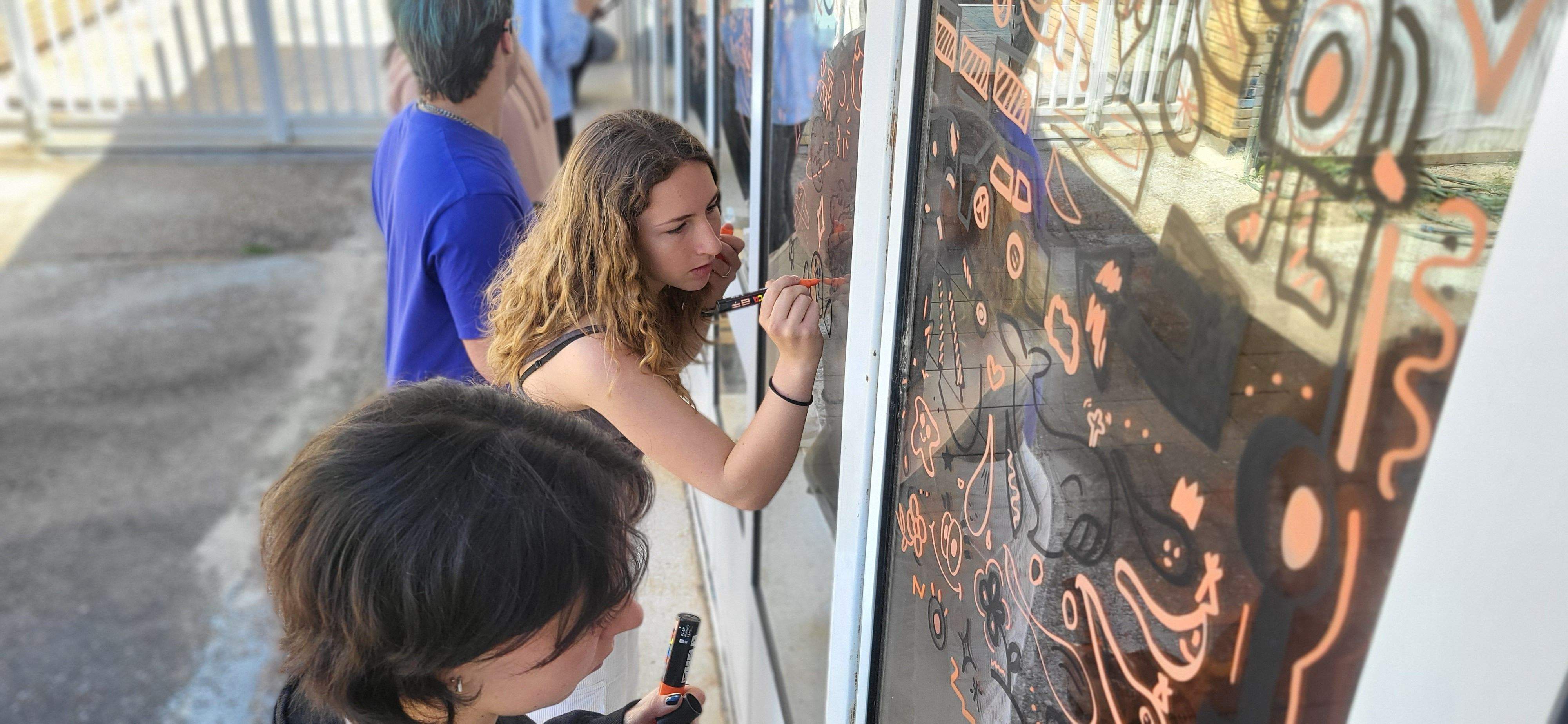 Proyecto "Ojo pajarico!" de la Escuela de Arte de Huesca. Foto Myriam Martínez