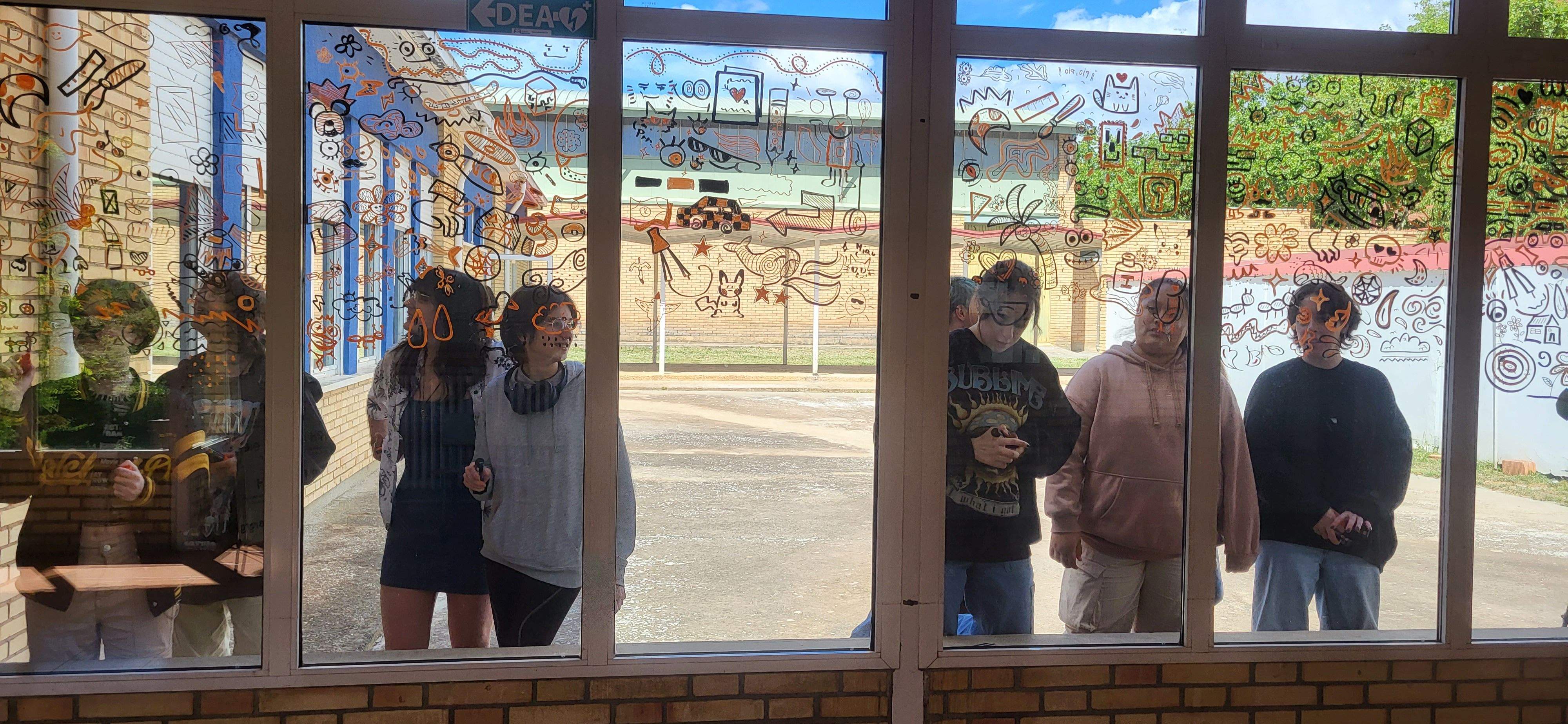 Proyecto "Ojo pajarico!" de la Escuela de Arte de Huesca. Foto Myriam Martínez