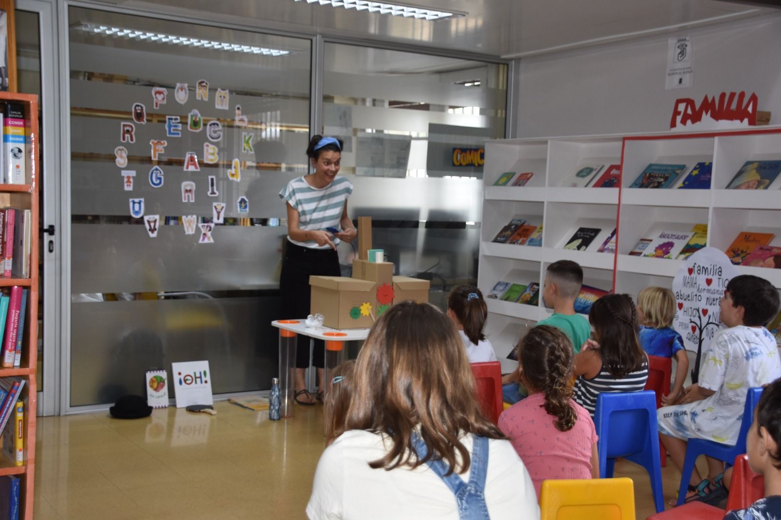 Actividad infantil en la Biblioteca Municipal de Barbastro