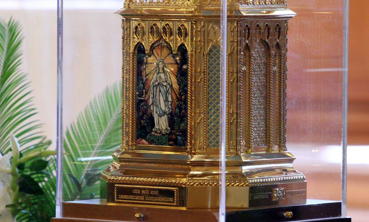 Reliquia de santa Bernardita.