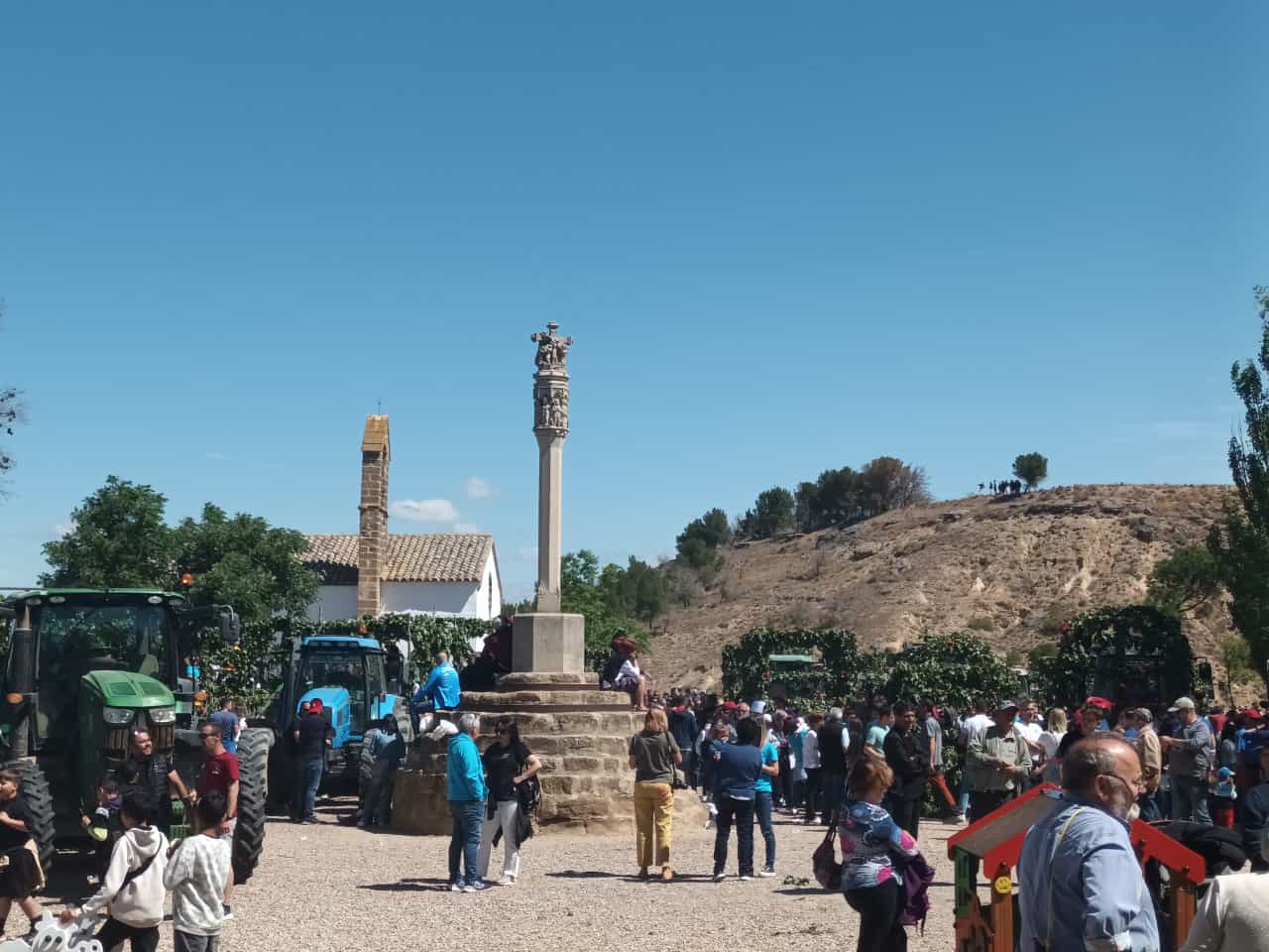 Celebración de San Isidro en Sariñena y la Cartuja de las Fuentes.