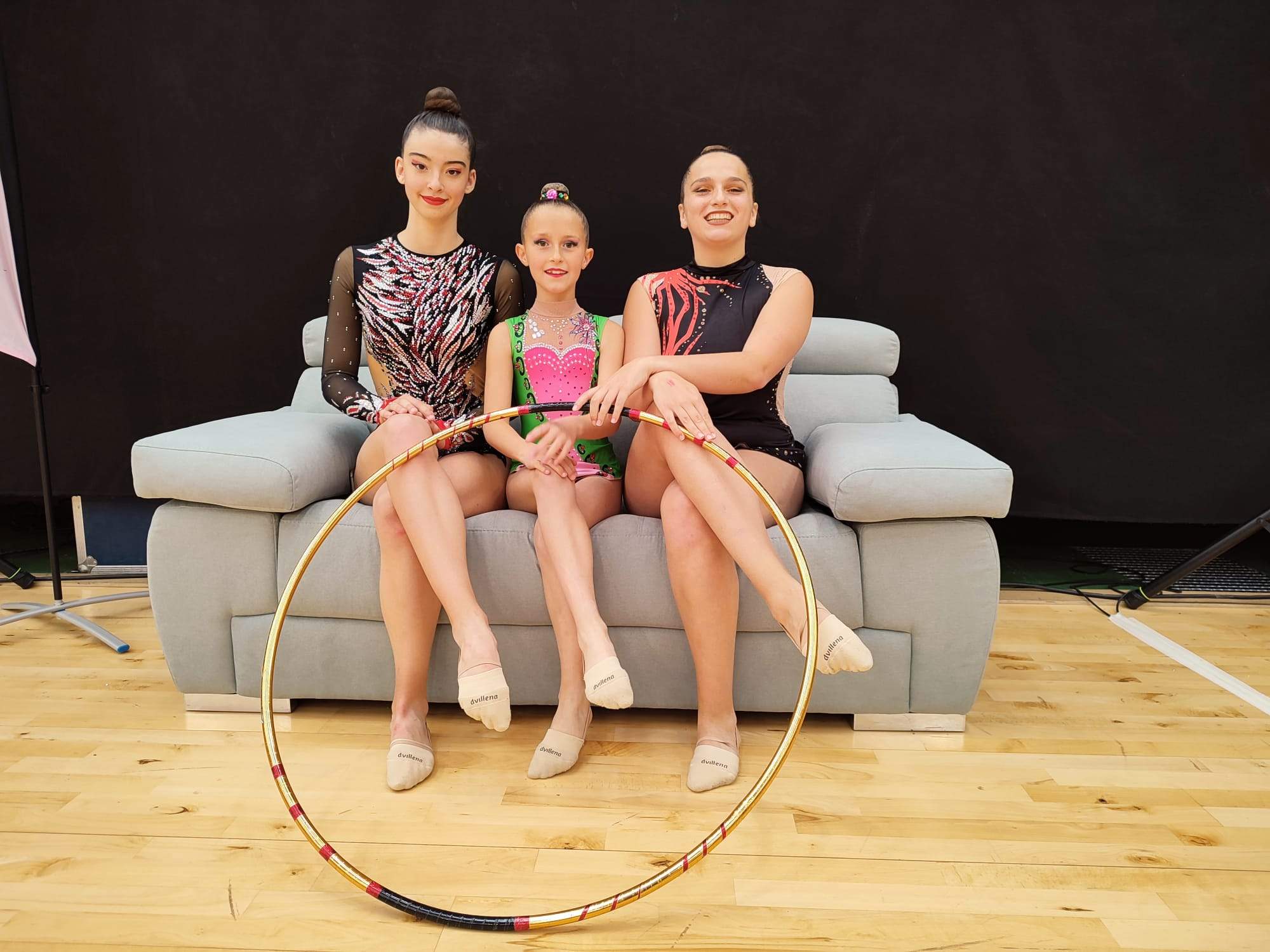 Jaceetano GRD, de izquierda a derecha,  Paula de Juan, Malena Pastor y Cristina Becerro