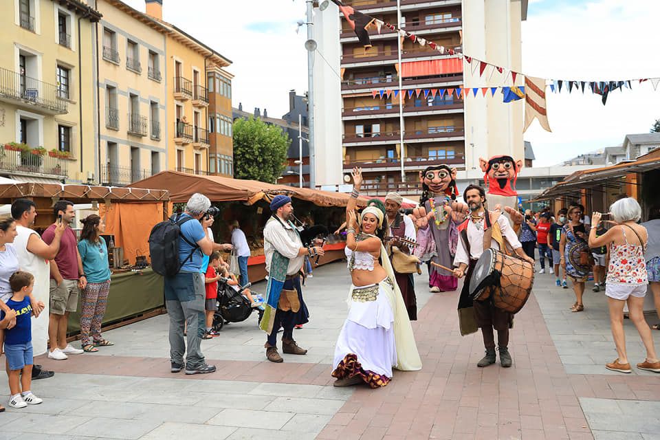 Foto de archivo del Mercado Medieval de Jaca.