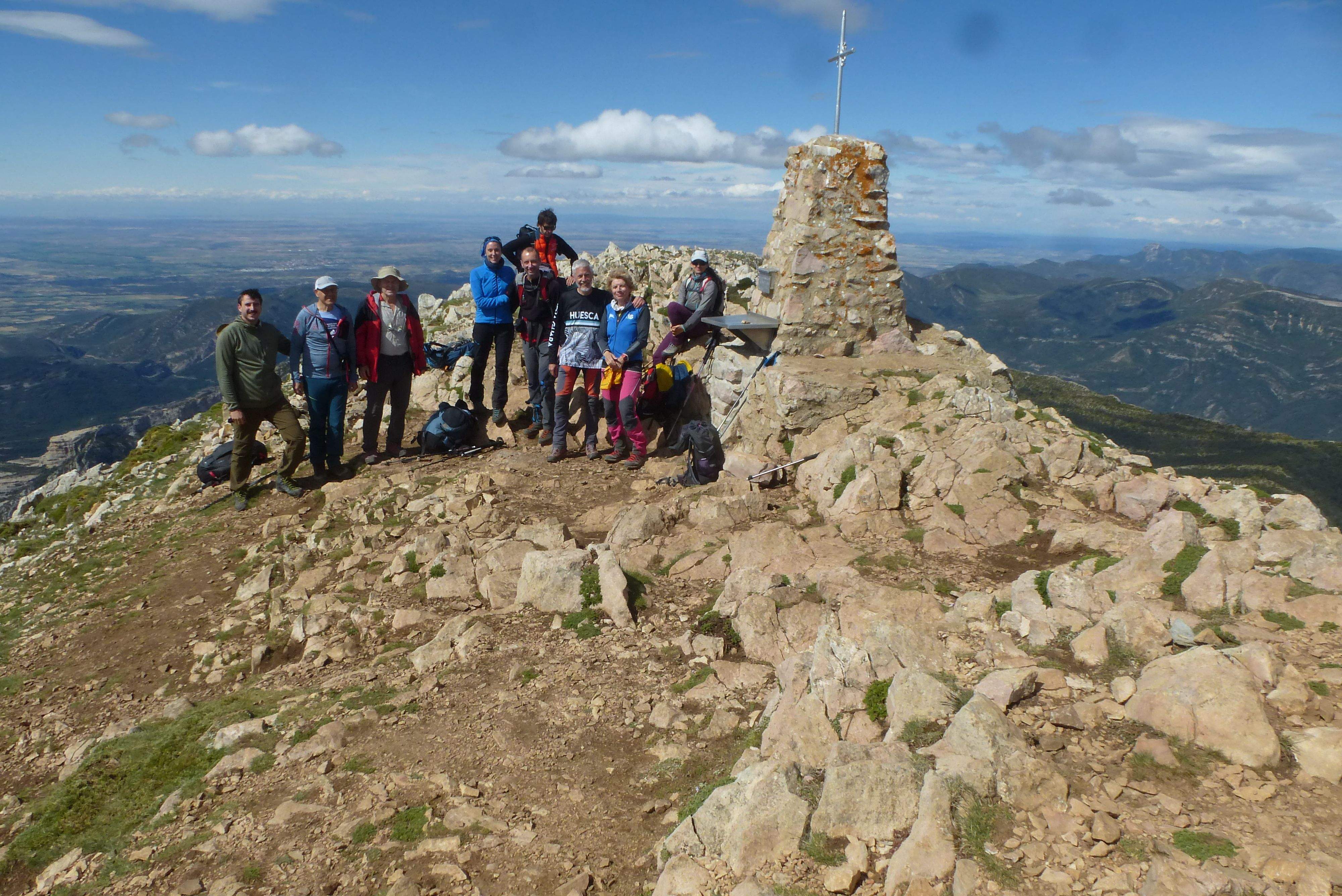 Cumbre del Tozal de Guara. Foto Lola Mas