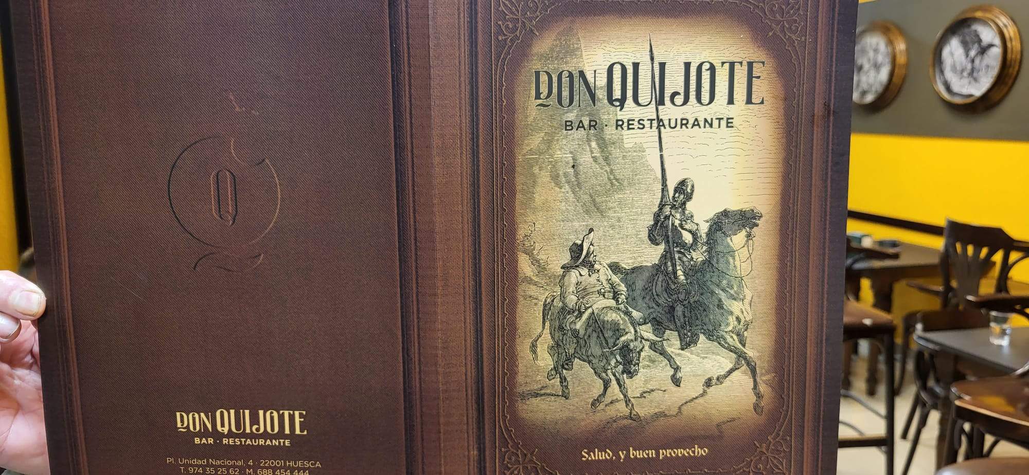 Inauguración del Don Quijote en Huesca