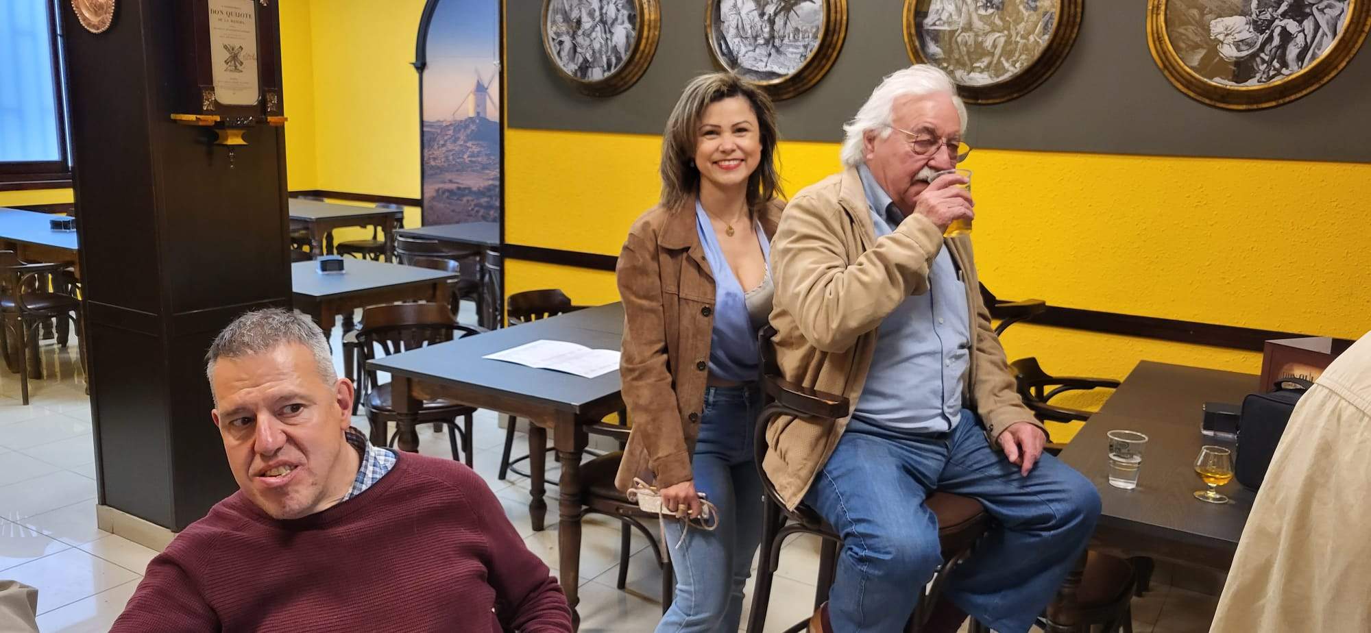 Inauguración del Don Quijote en Huesca