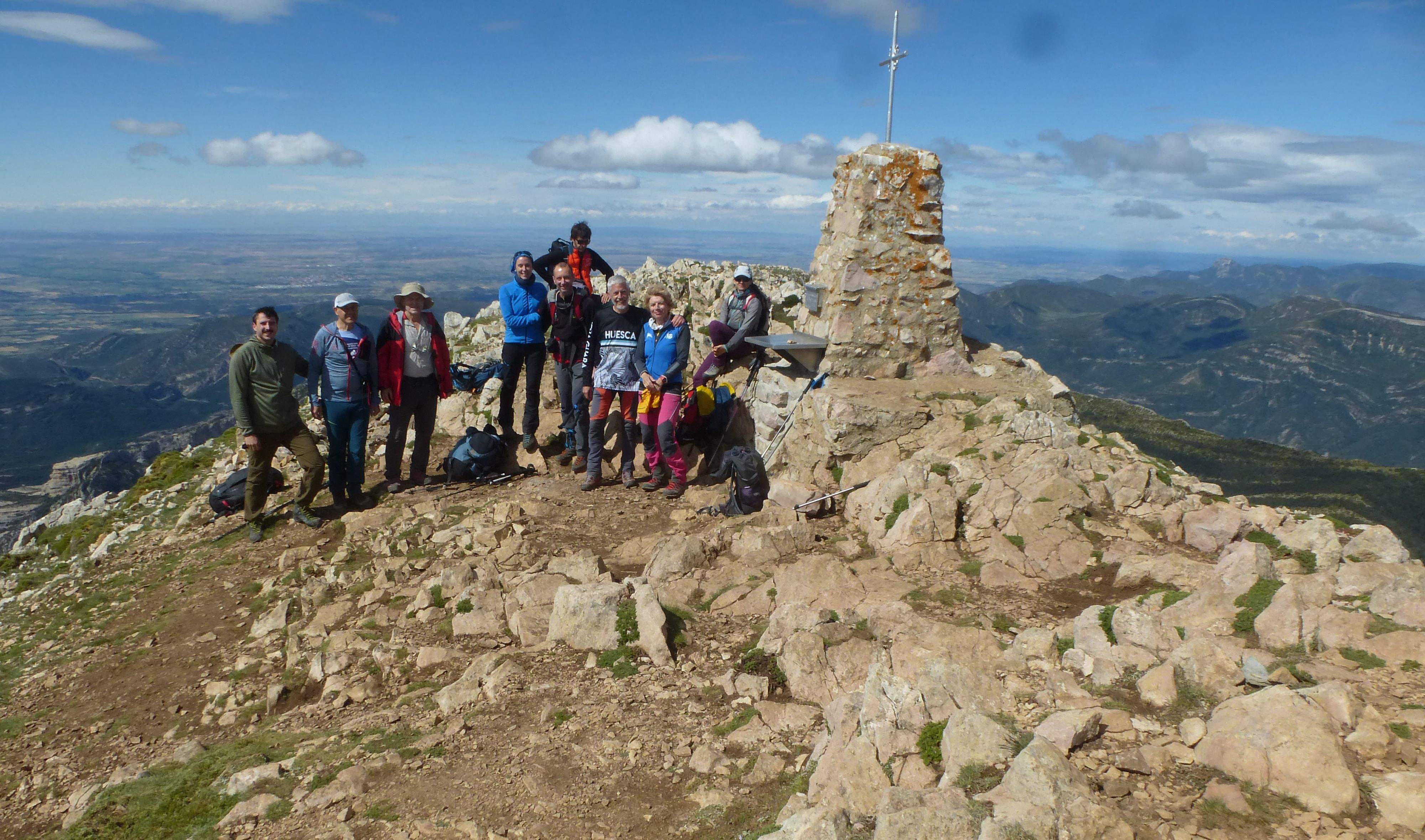 Cumbre del Tozal de Guara. Foto Lola Mas
