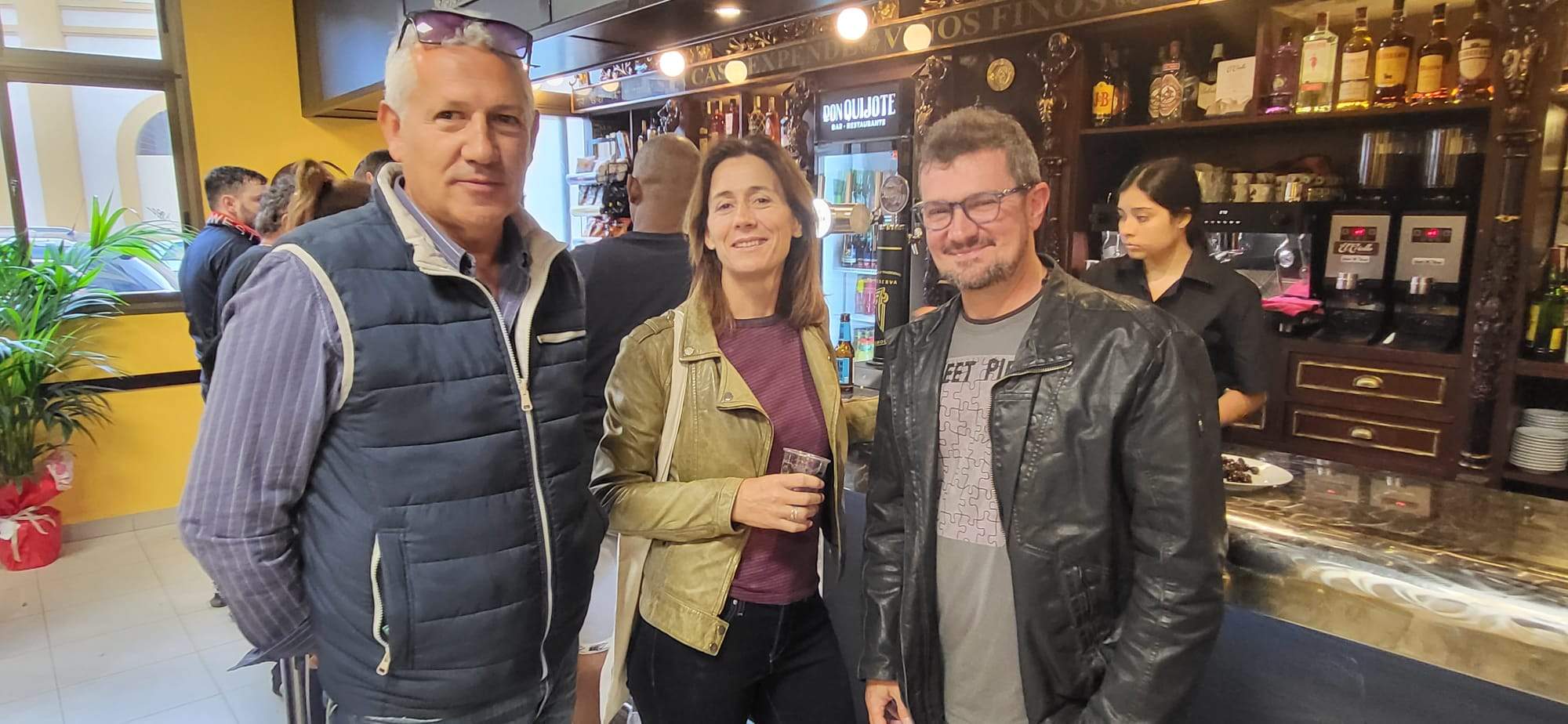 Inauguración del Don Quijote en Huesca