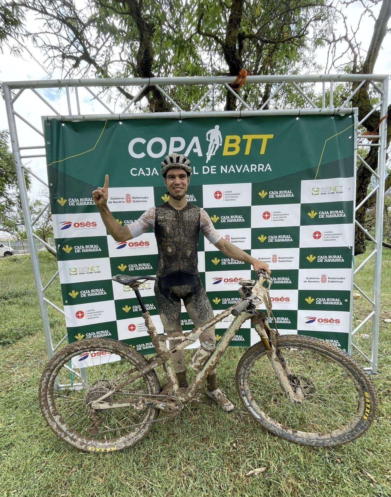 Gabi Torralba en la Copa BTT Caja Rural de Navarra