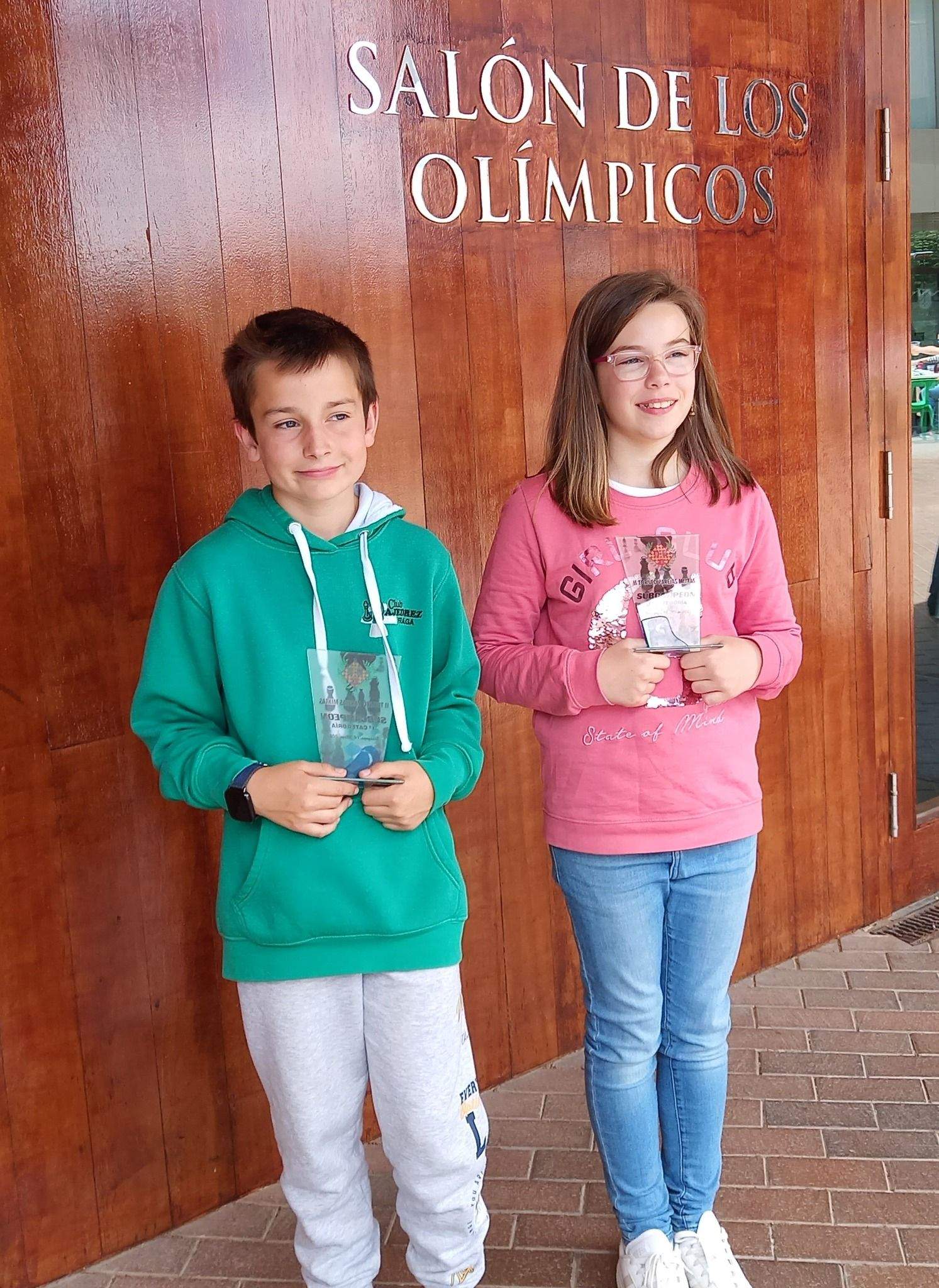 Gimeno-Pallarés. Foto: Federación Aragonesa de Ajedrez