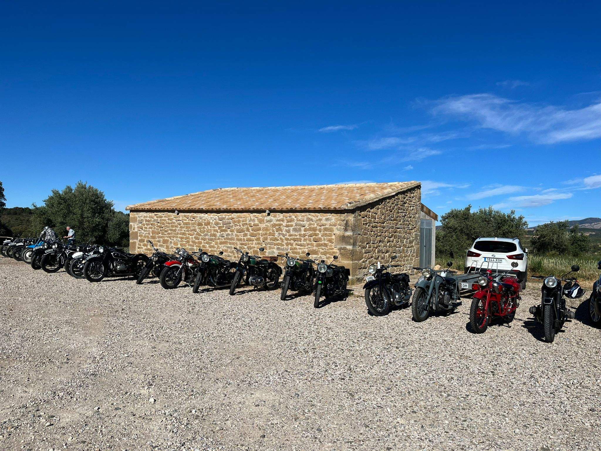 Auténticas motos de exposición.