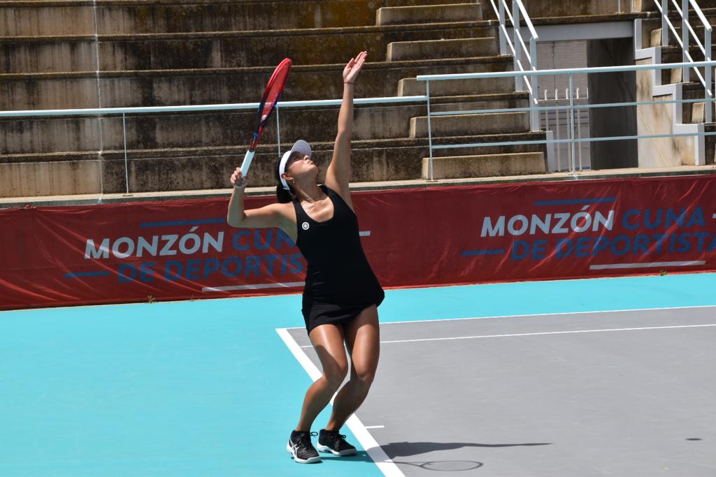 Un momento del Torneo Internacional de Tenis Femenino Conchita Martínez este martes. 