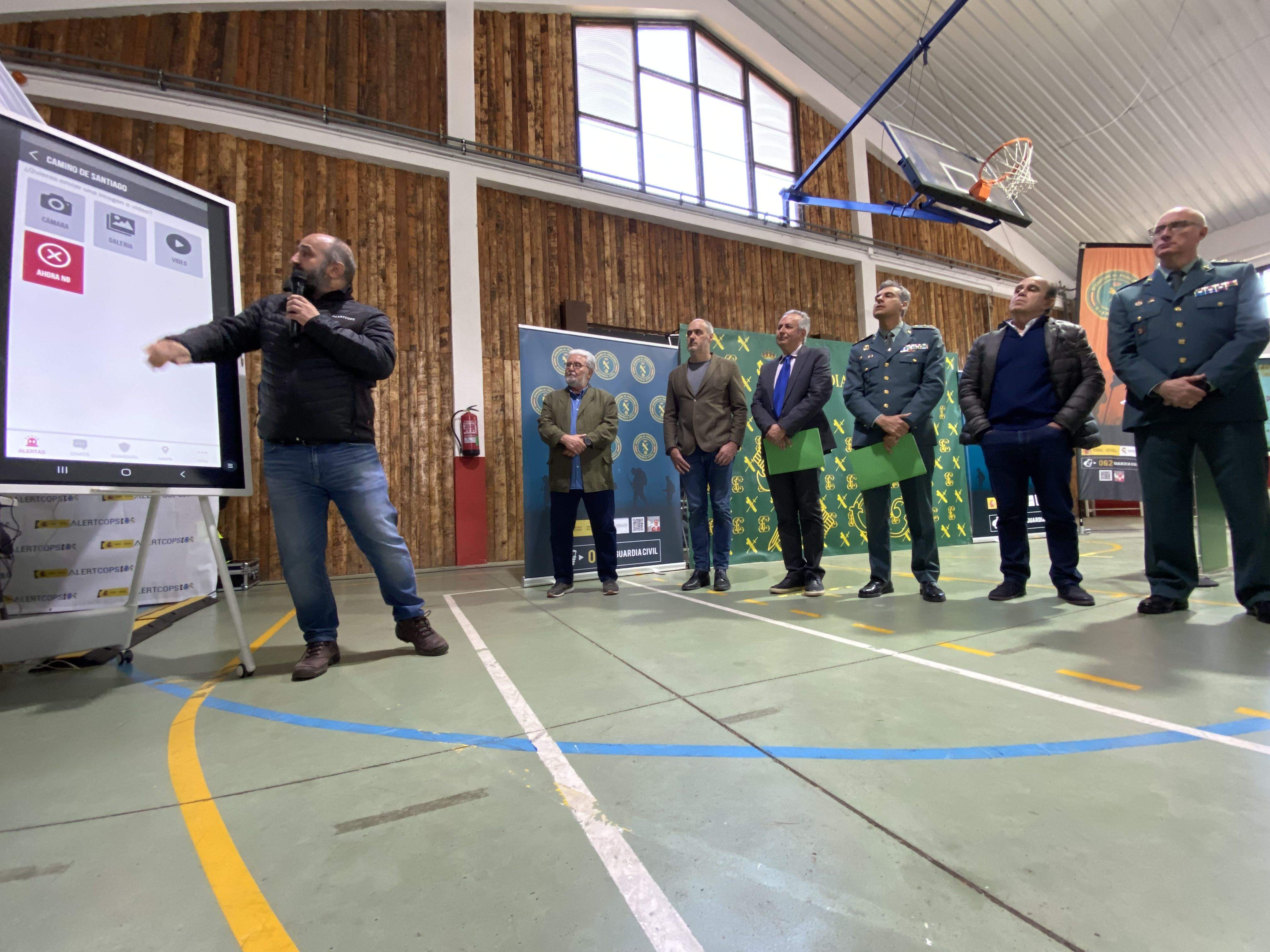 Presentación del Plan de Seguridad Jacobea 2023 de la Guardia Civil.