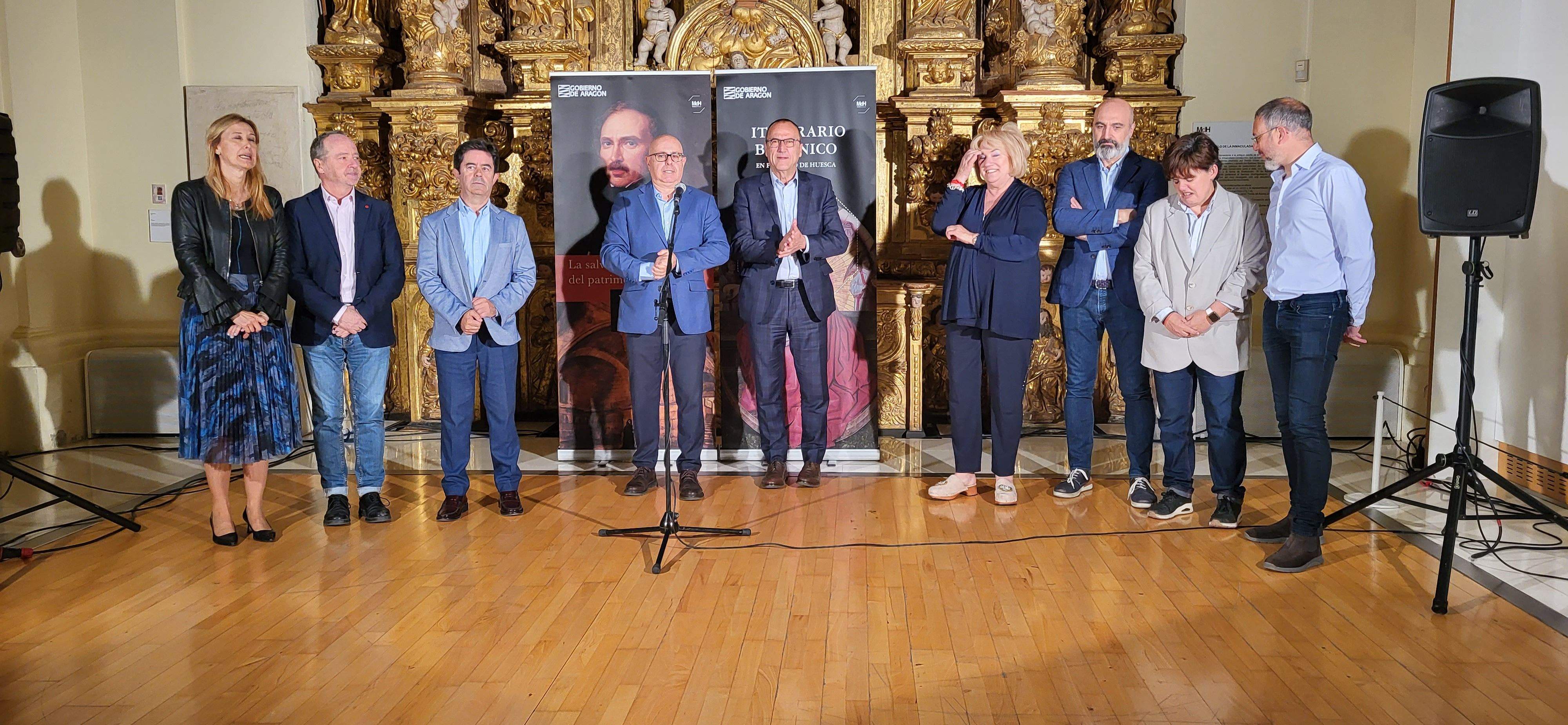 Presentación del itinerario botánico del Museo de Huesca. Foto Myriam Martínez