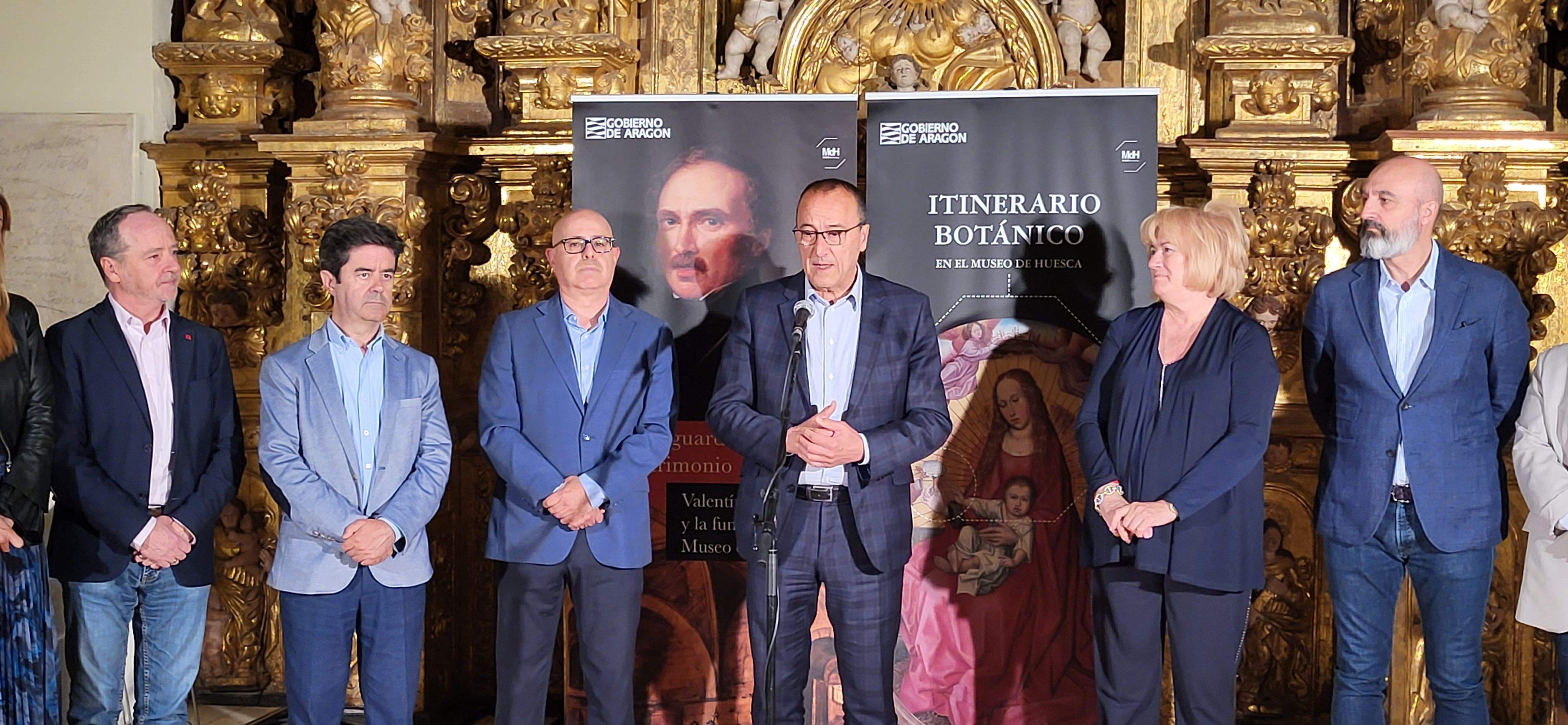 Presentación del itinerario botánico del Museo de Huesca. Foto Myriam Martínez