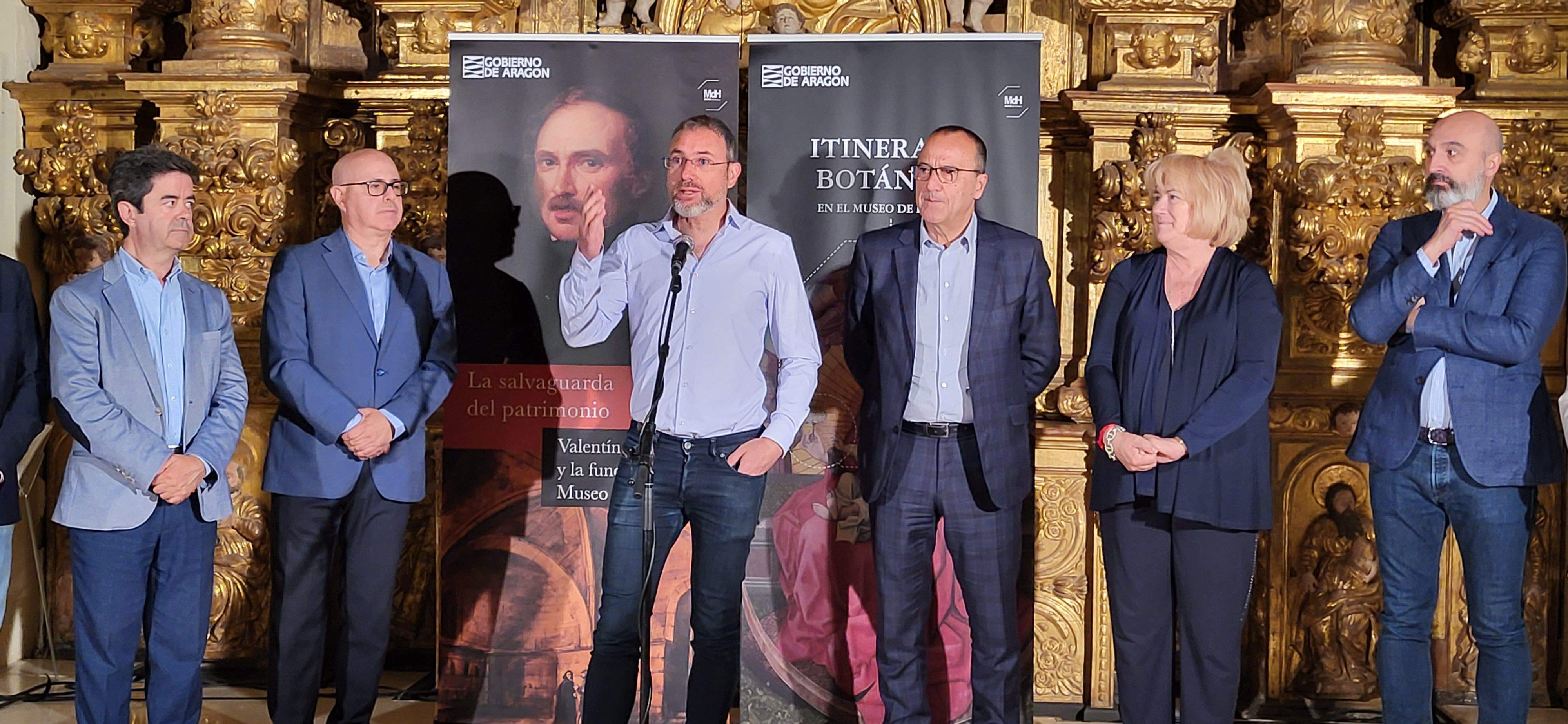 Presentación del itinerario botánico del Museo de Huesca. Foto Myriam Martínez