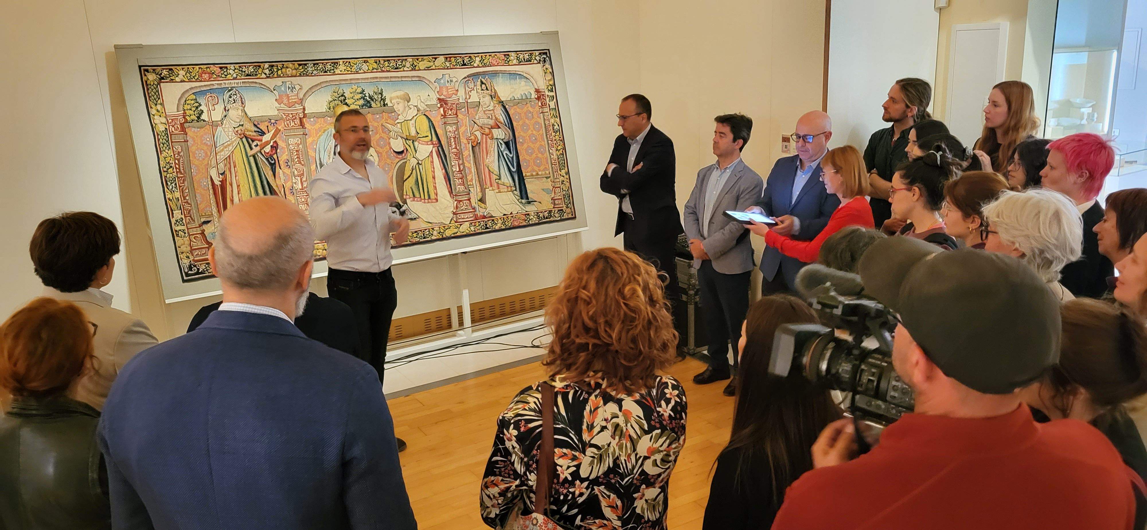 Presentación del itinerario botánico del Museo de Huesca. Foto Myriam Martínez