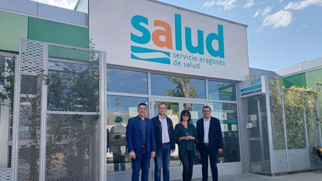 Visita al Centro de Salud de Binéfar de miembros de la candidatura autonómica del PSOE junto a Alfonso Adán. Visita al Centro de Salud de Binéfar de miembros de la candidatura autonómica del PSOE junto a Alfonso Adán.