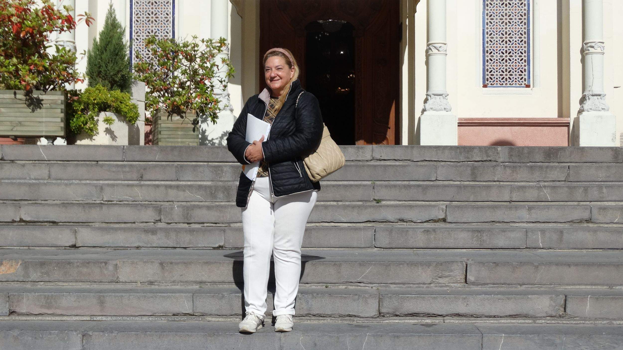 María Eugenia Gabás en el Círculo Oscense.