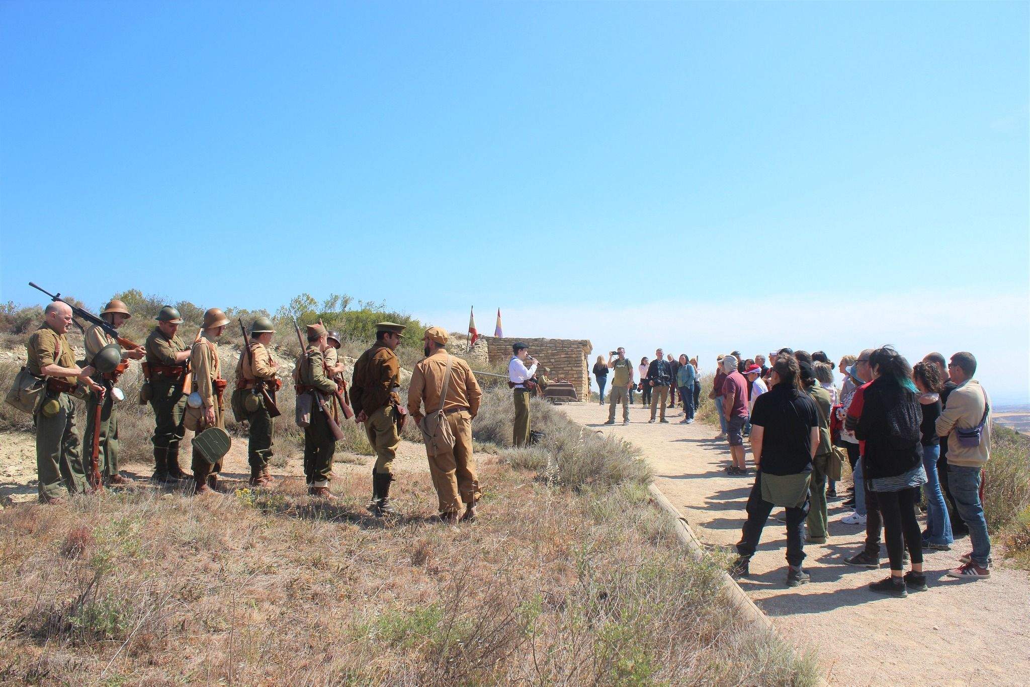 Trinchera Viviente de la Ruta Orwell.