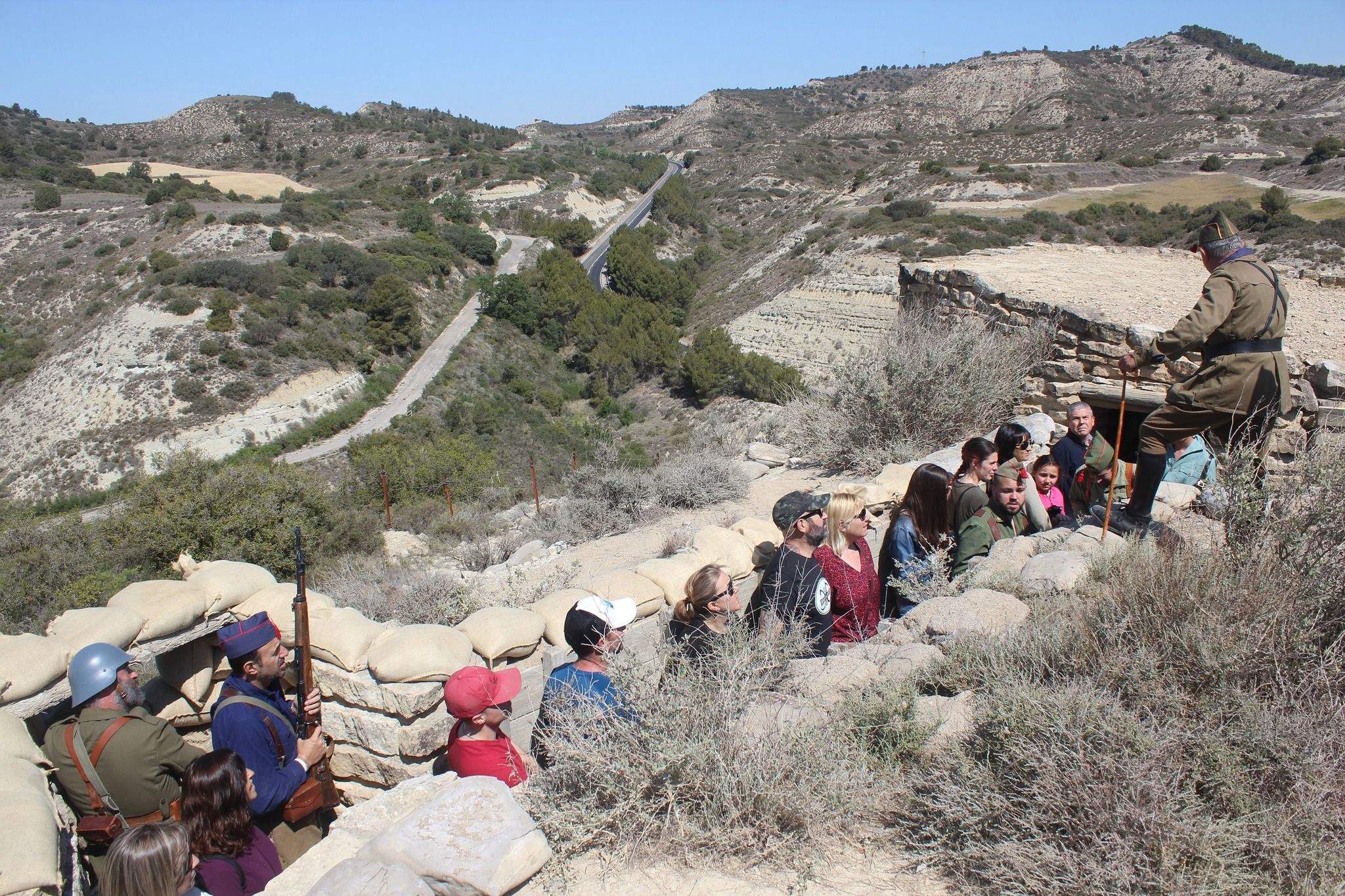 Trinchera Viviente de la Ruta Orwell.