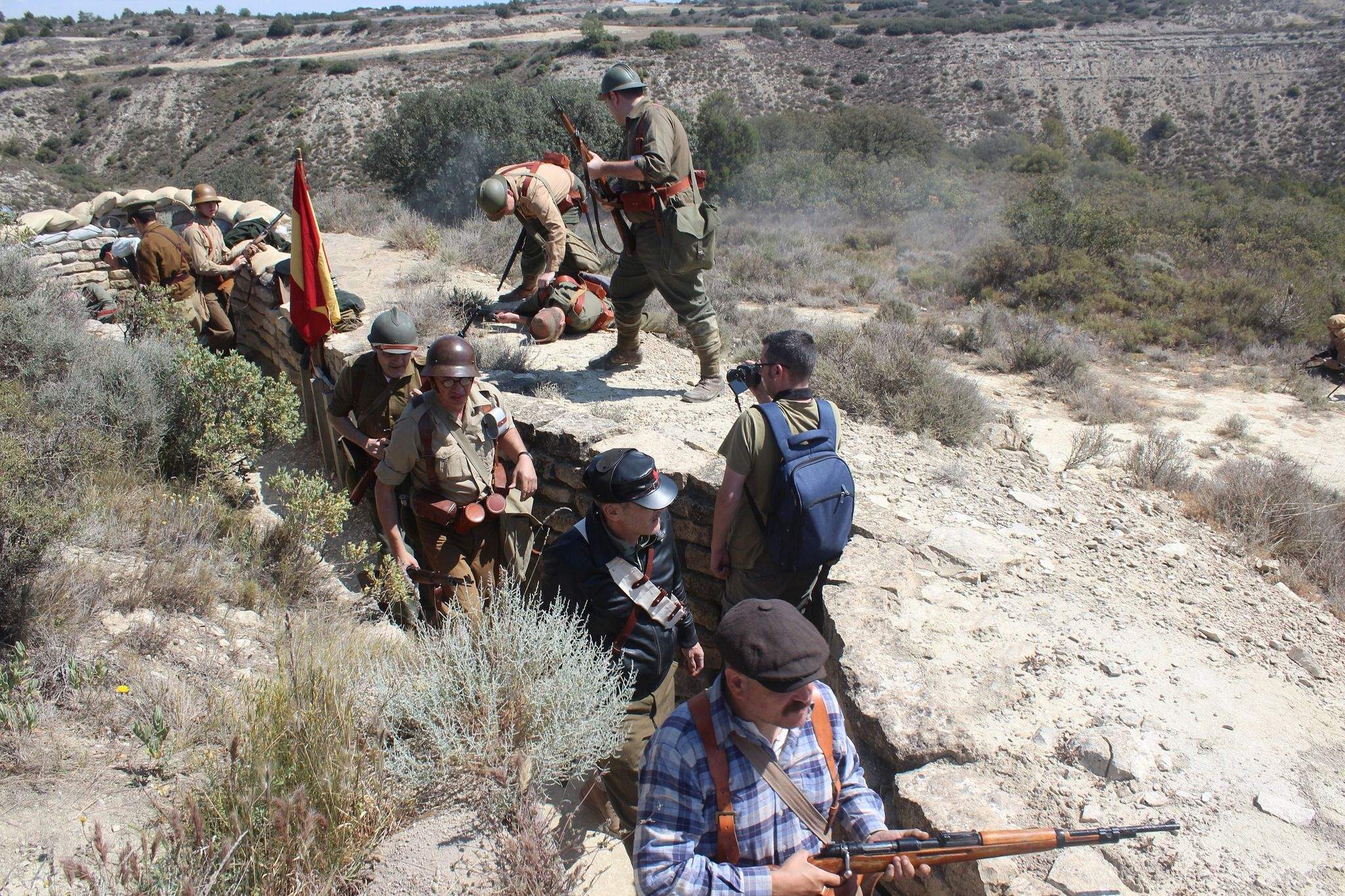 Trinchera Viviente de la Ruta Orwell.