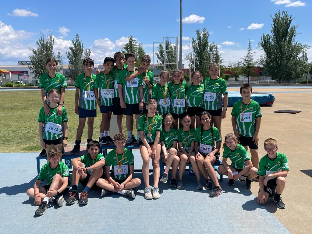 Representación de Intec-Zoiti en el provincial Sub-14 de Huesca.