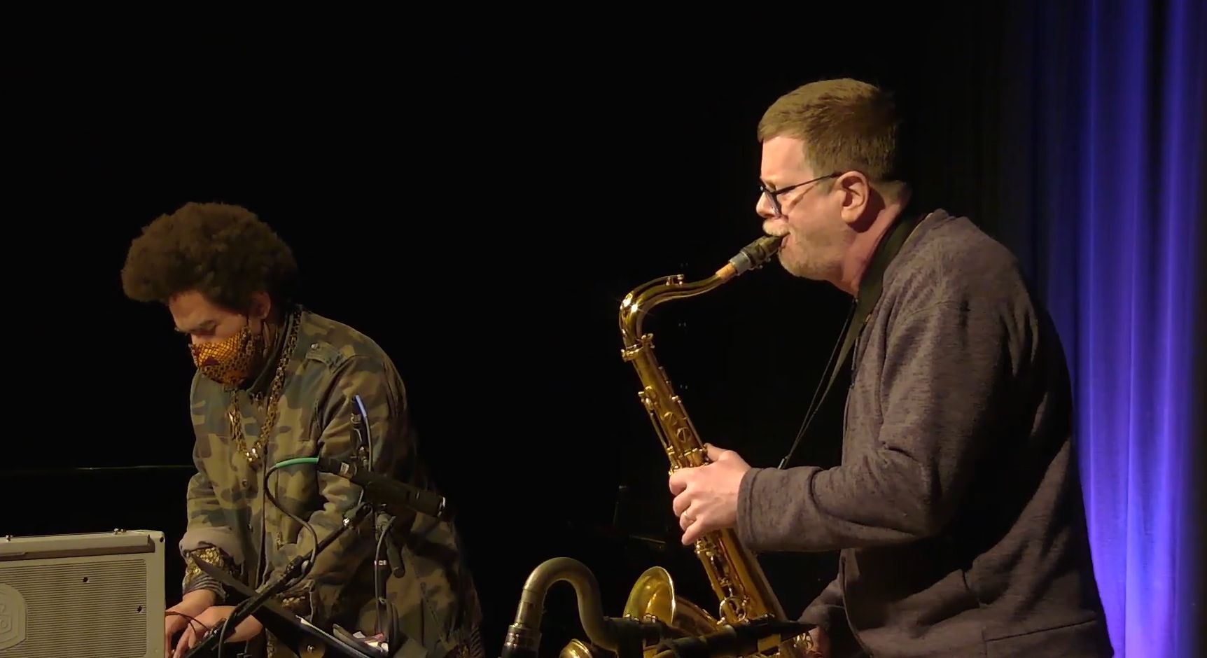 Ken Vandermark y Damon Locks en el Matadero Ken Vandermark y Damon Locks en el Matadero