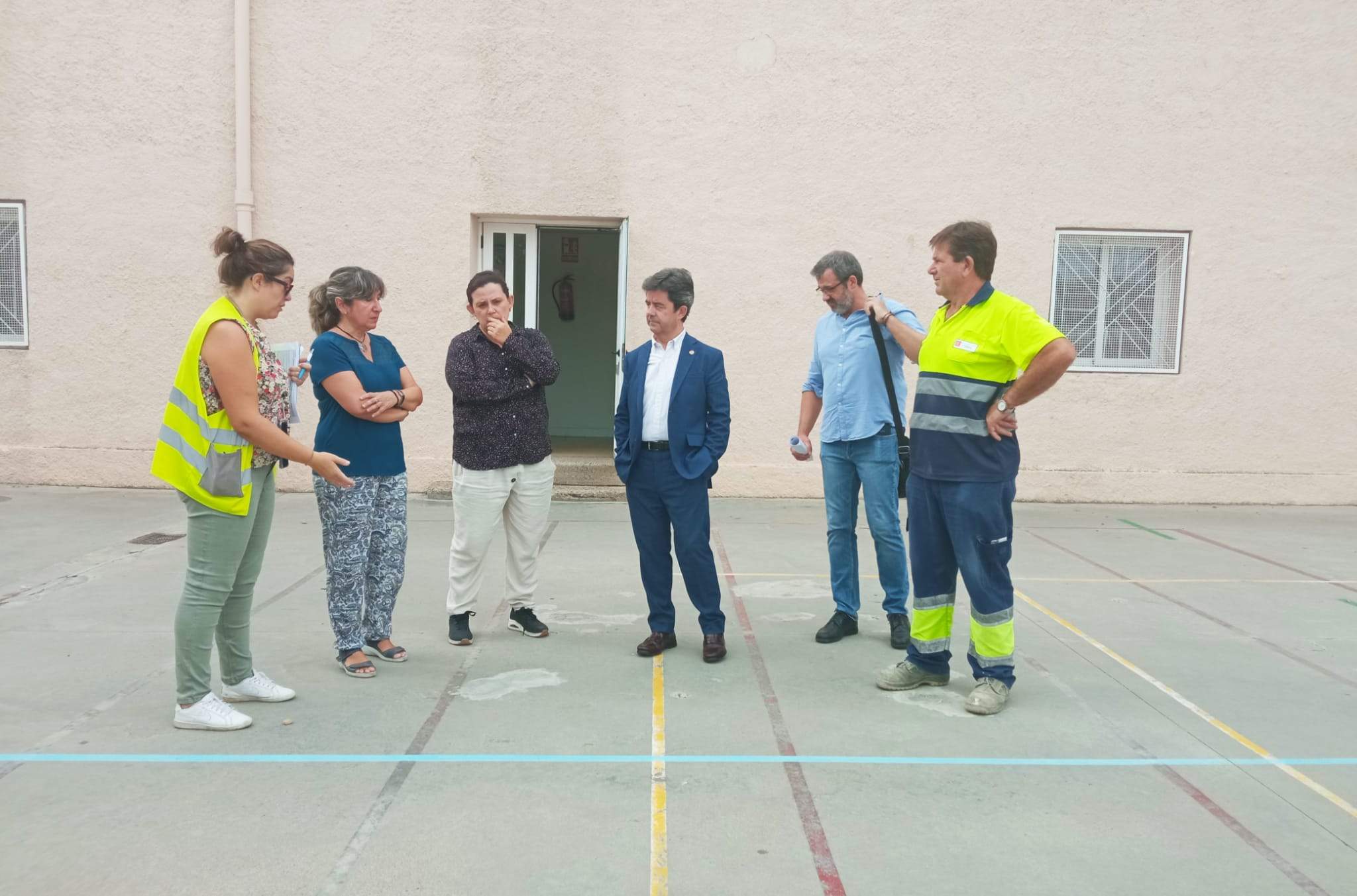 Visita realizada este viernes al Colegio Juan XXIII