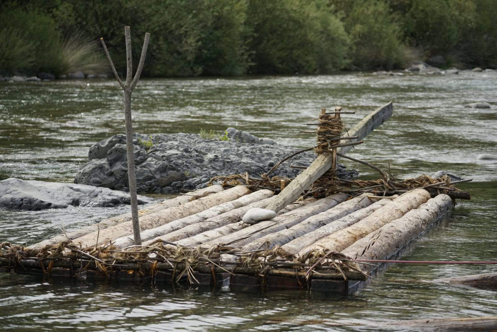 Actividad de los Nabateros del Sobrarbe en la jornada prevista para el descenso