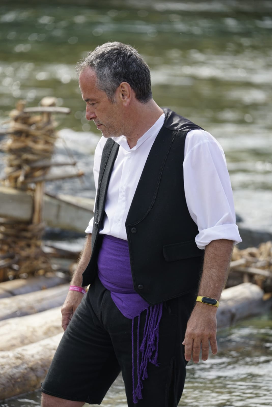 Actividad de los Nabateros del Sobrarbe en la jornada prevista para el descenso