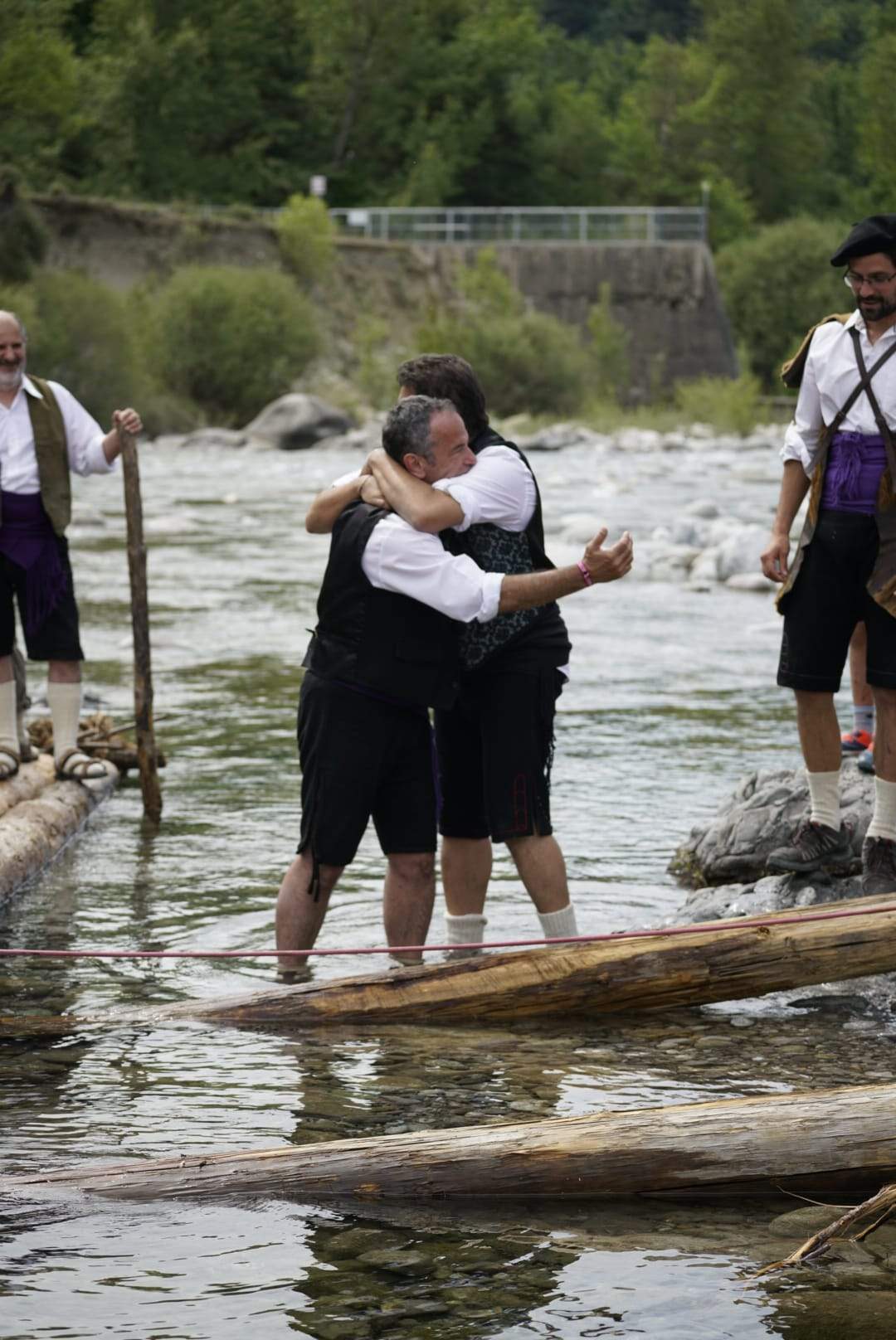 Actividad de los Nabateros del Sobrarbe en la jornada prevista para el descenso