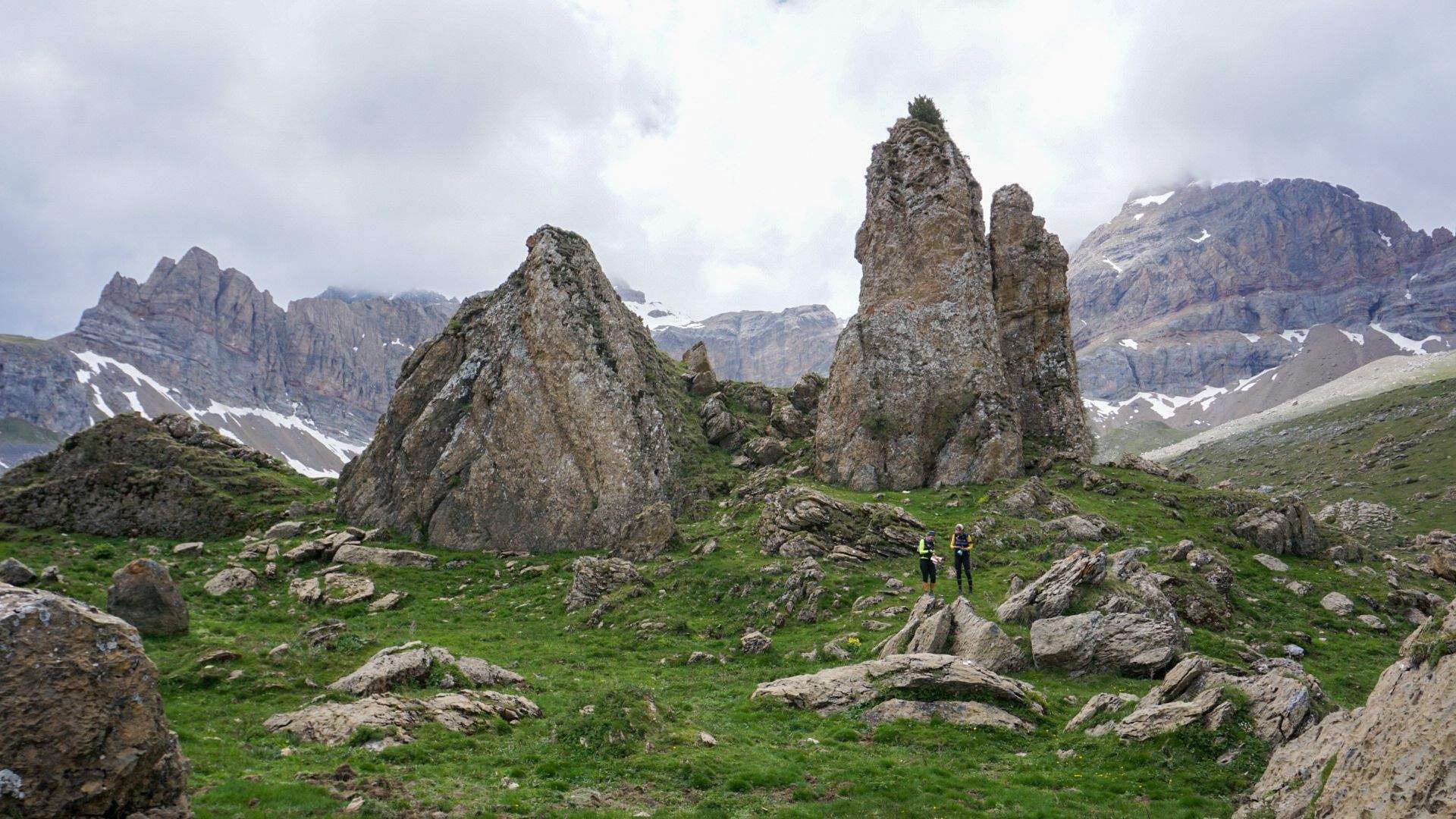 La prueba se desarrolló en un marco incomparable como es la Sierra de la Partacua. Foto Peña Guara