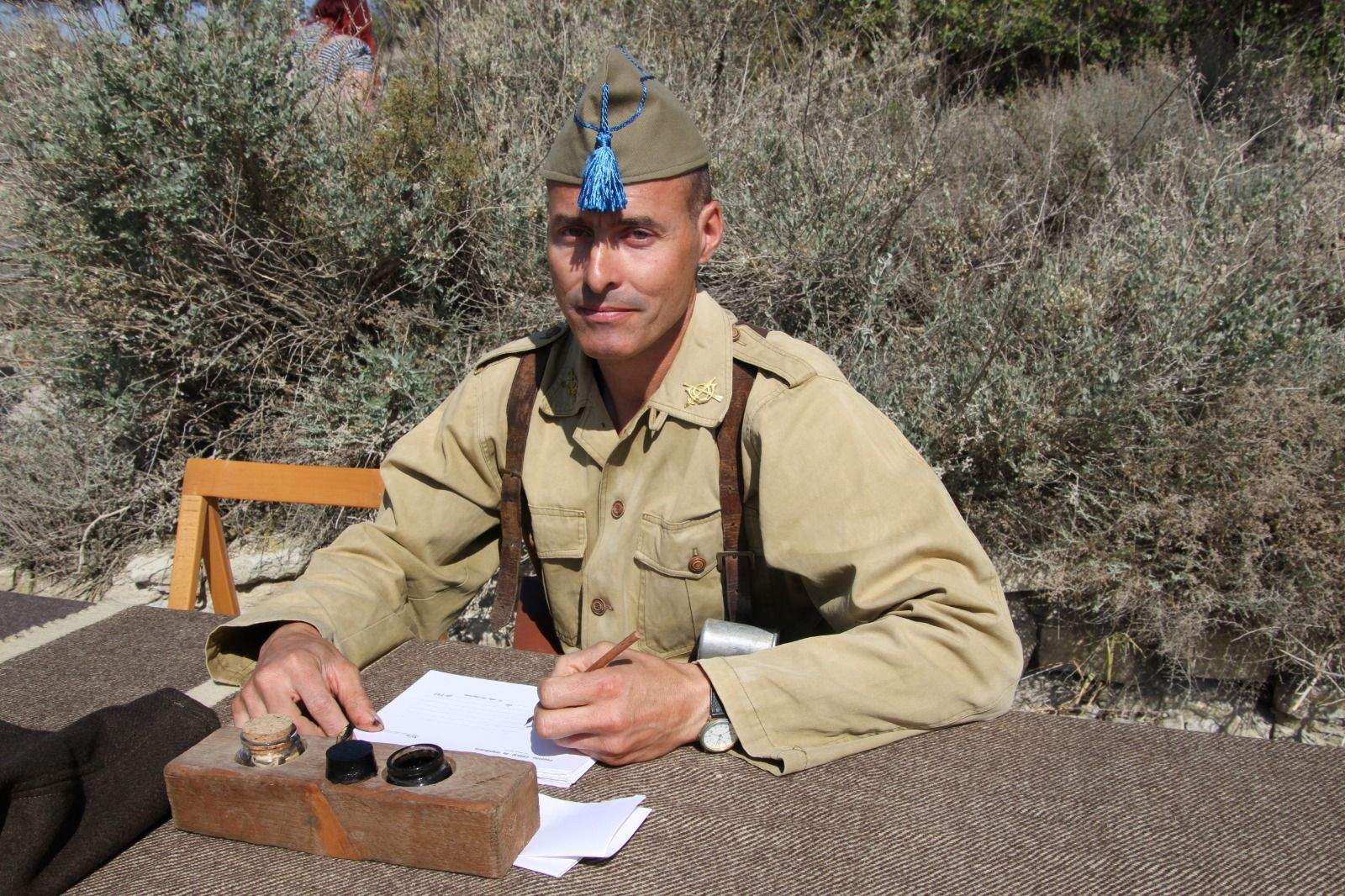 Trinchera Viviente de la Ruta Orwell. Foto Carlos Neofato 