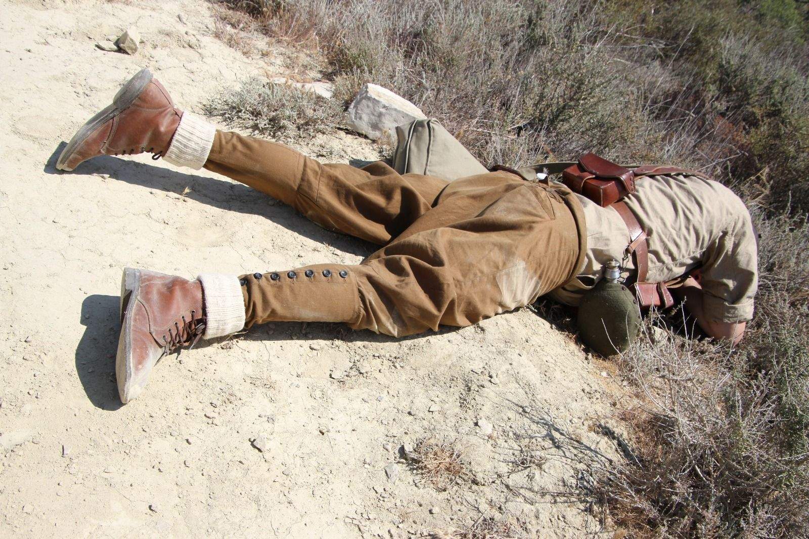 Trinchera Viviente de la Ruta Orwell. Foto Carlos Neofato 