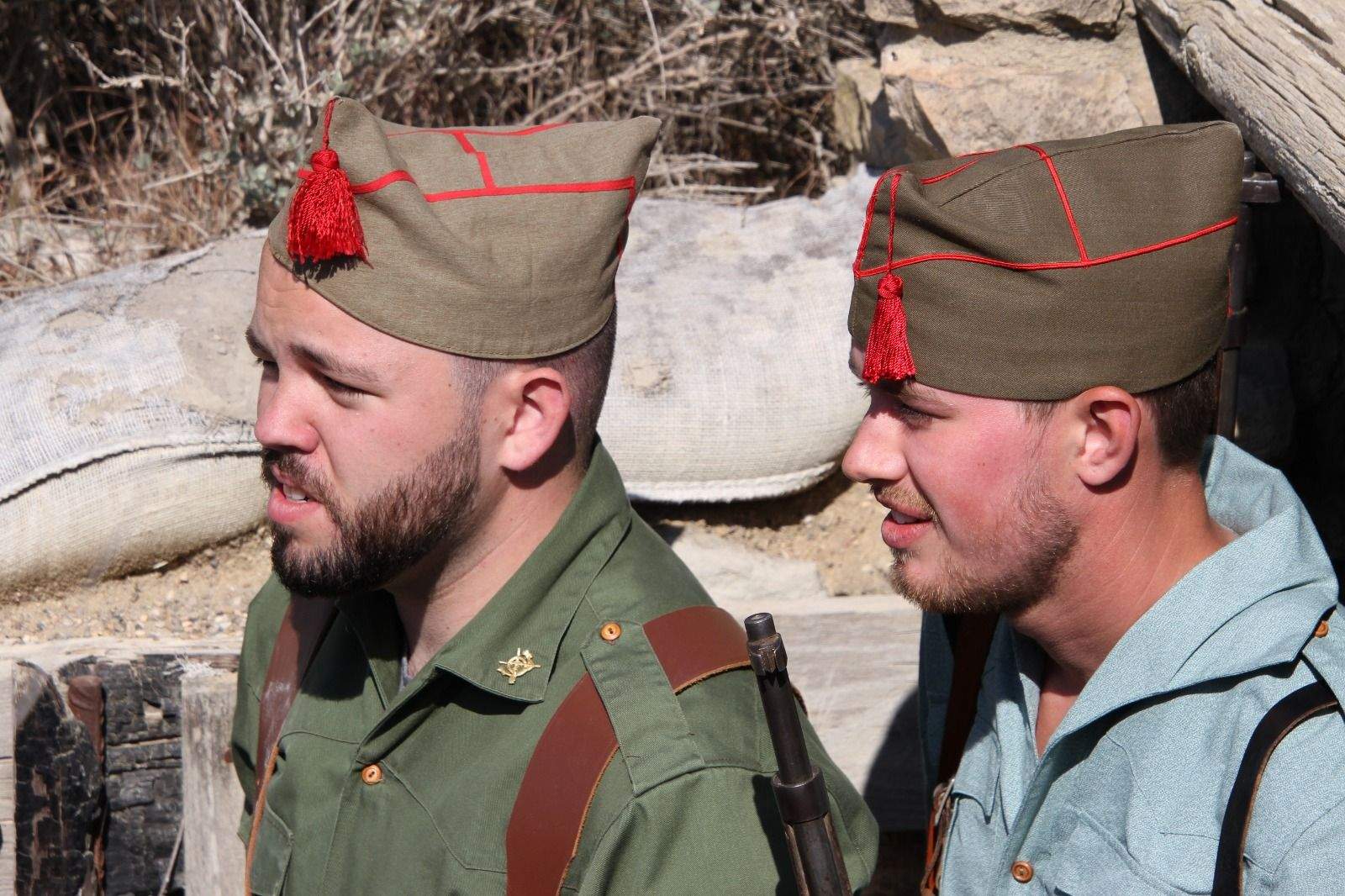 Trinchera Viviente de la Ruta Orwell. Foto Carlos Neofato 